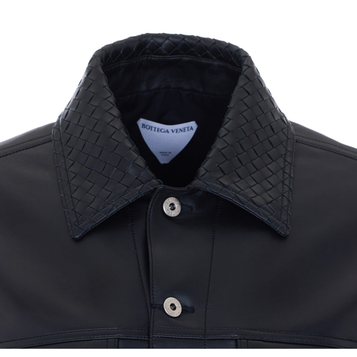 Bottega Veneta Men Leather Jacket BOTTEGA VENETA
