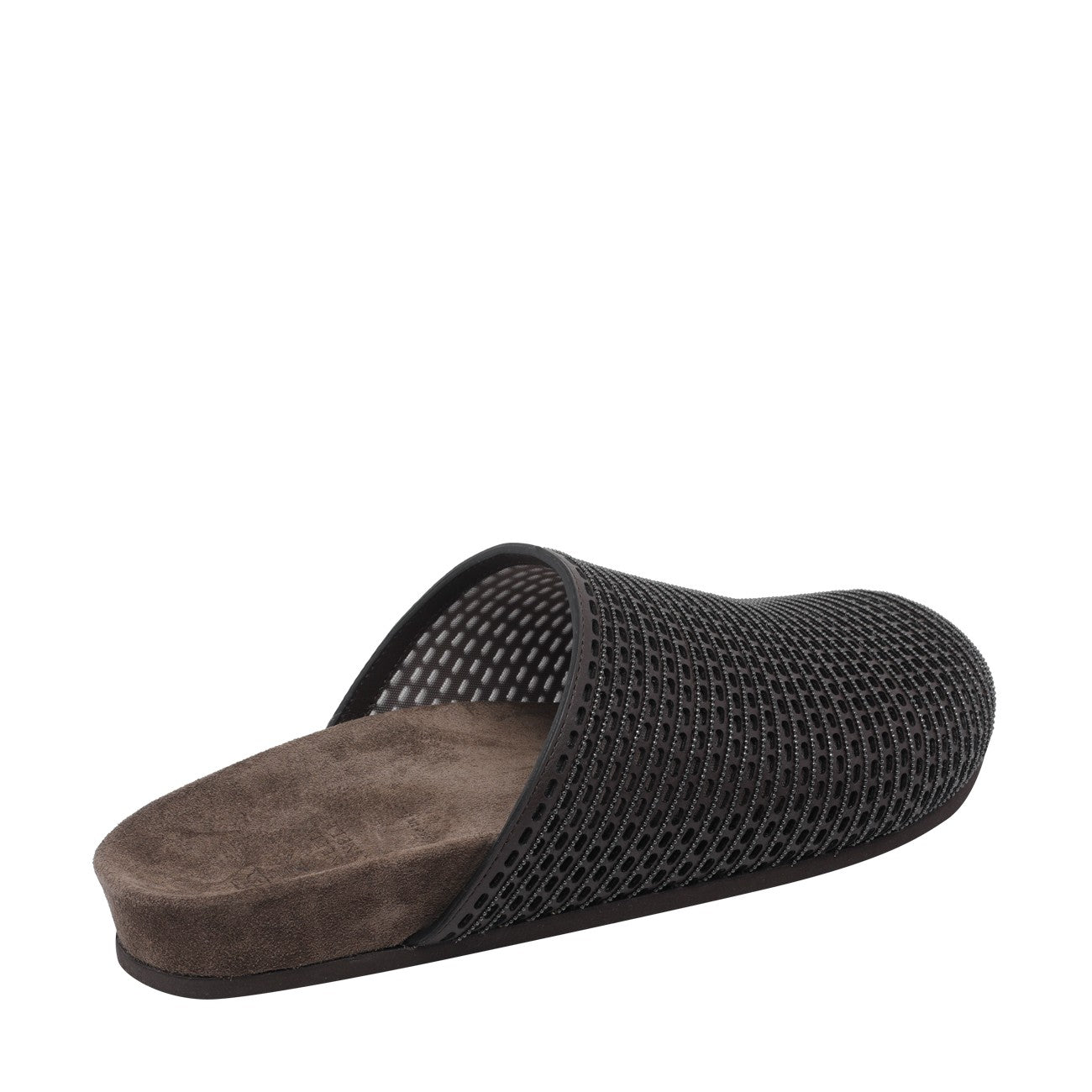 Brunello Cucinelli Women Leather Sandals With Precious Net BRUNELLO CUCINELLI