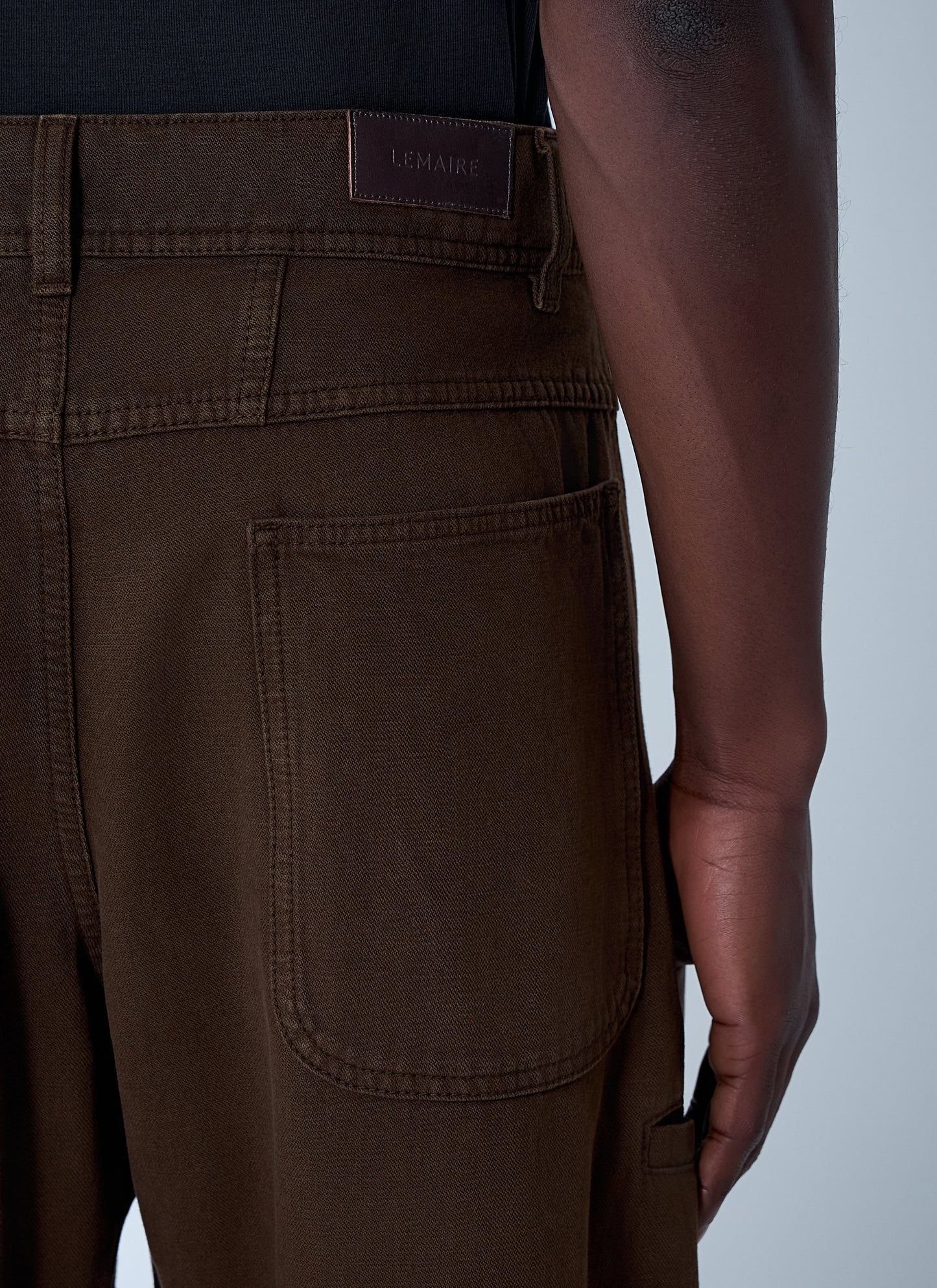 Lemaire Men Wide-Leg Denim Trousers LEMAIRE