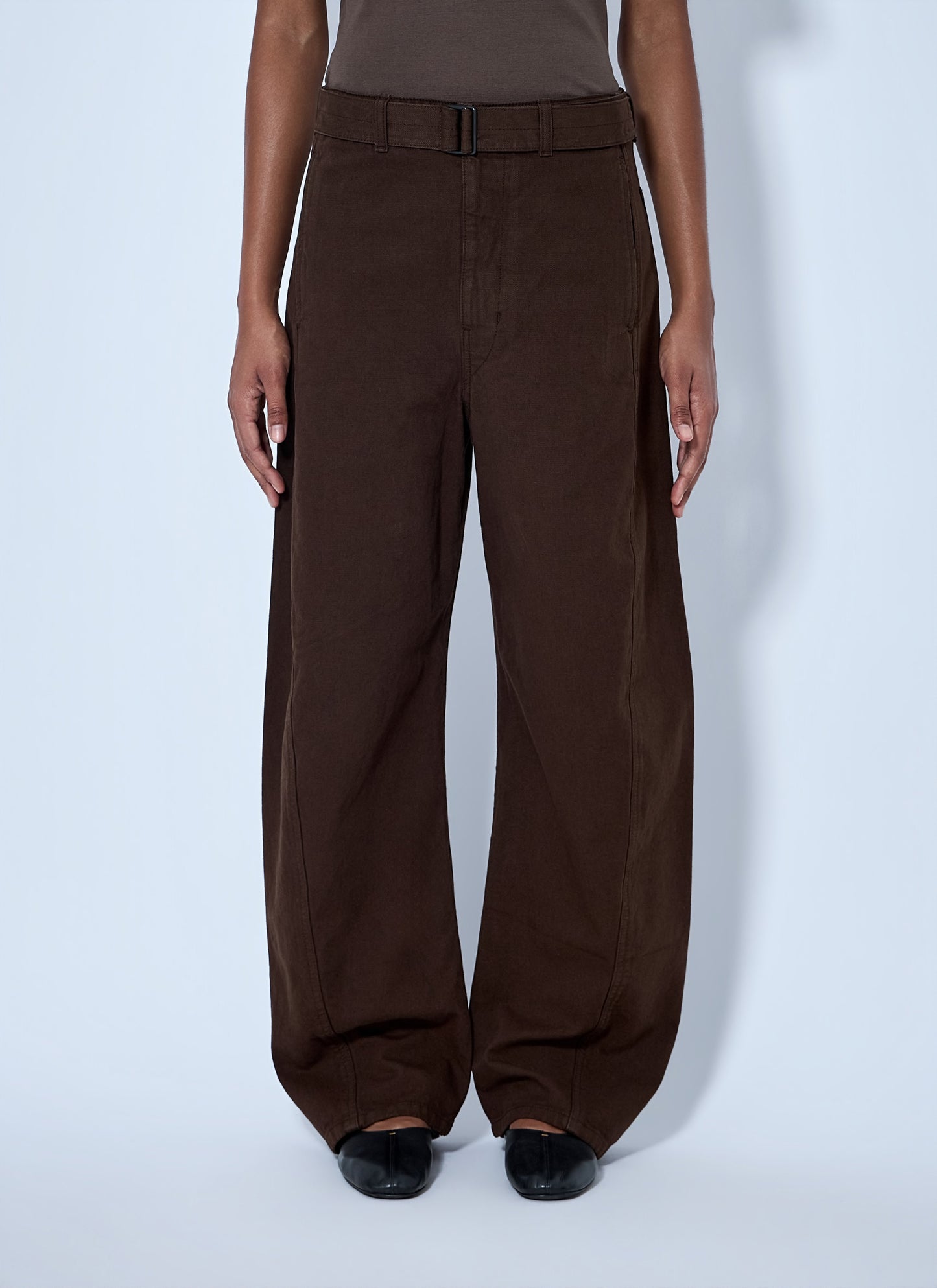 Lemaire Men Twisted Belted Pants LEMAIRE