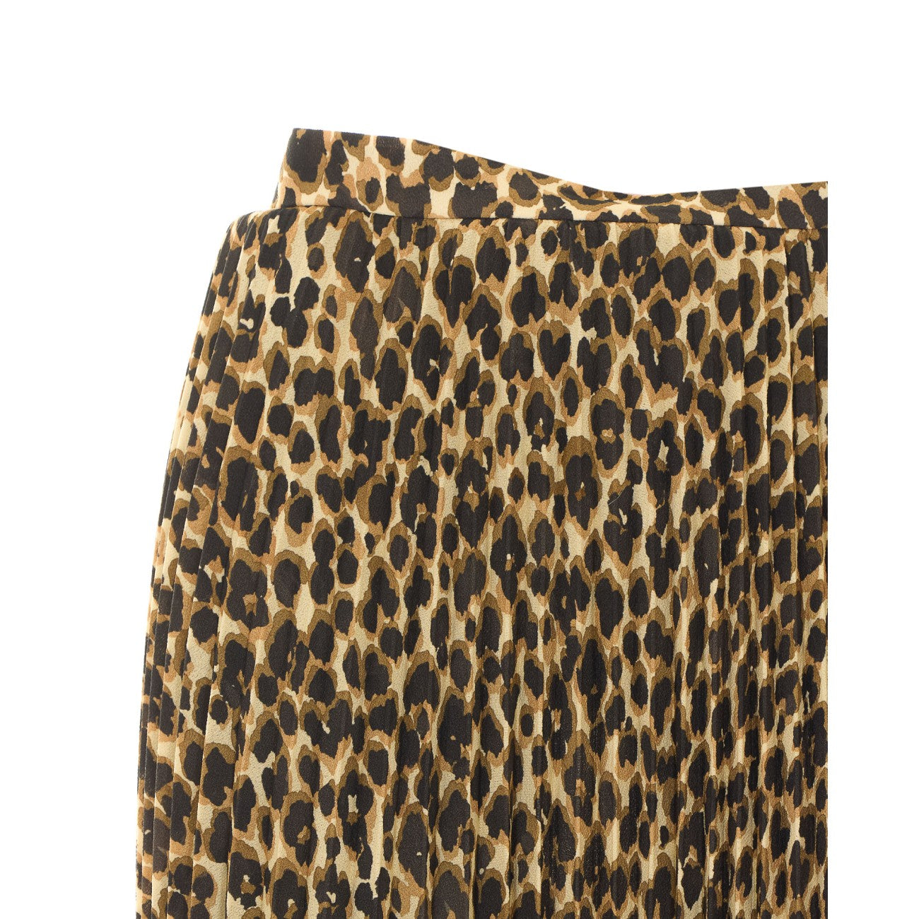 Etro Women Leopard Pleated Skirt ETRO