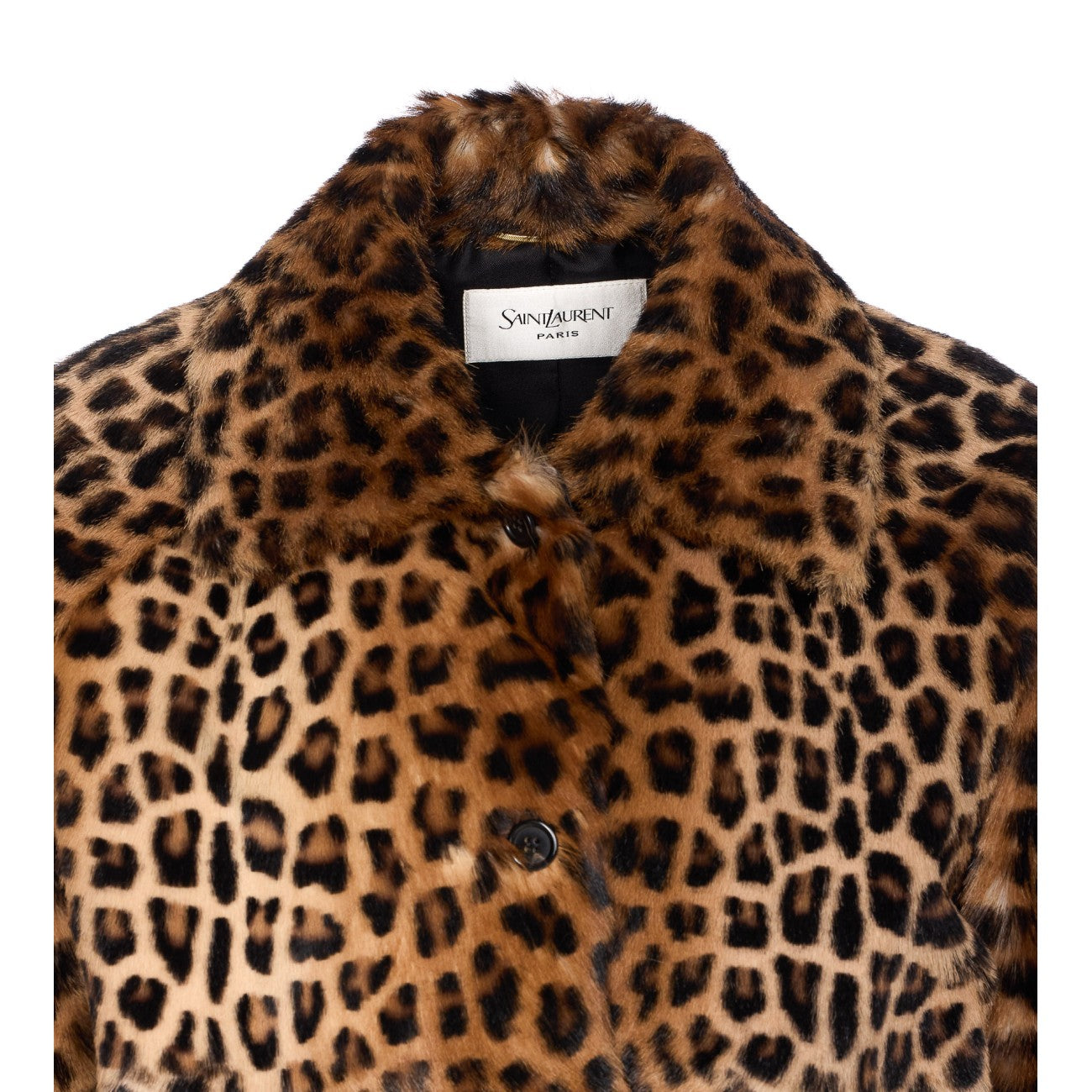 Saint Laurent Women Leopard Print Fur Jacket SAINT LAURENT
