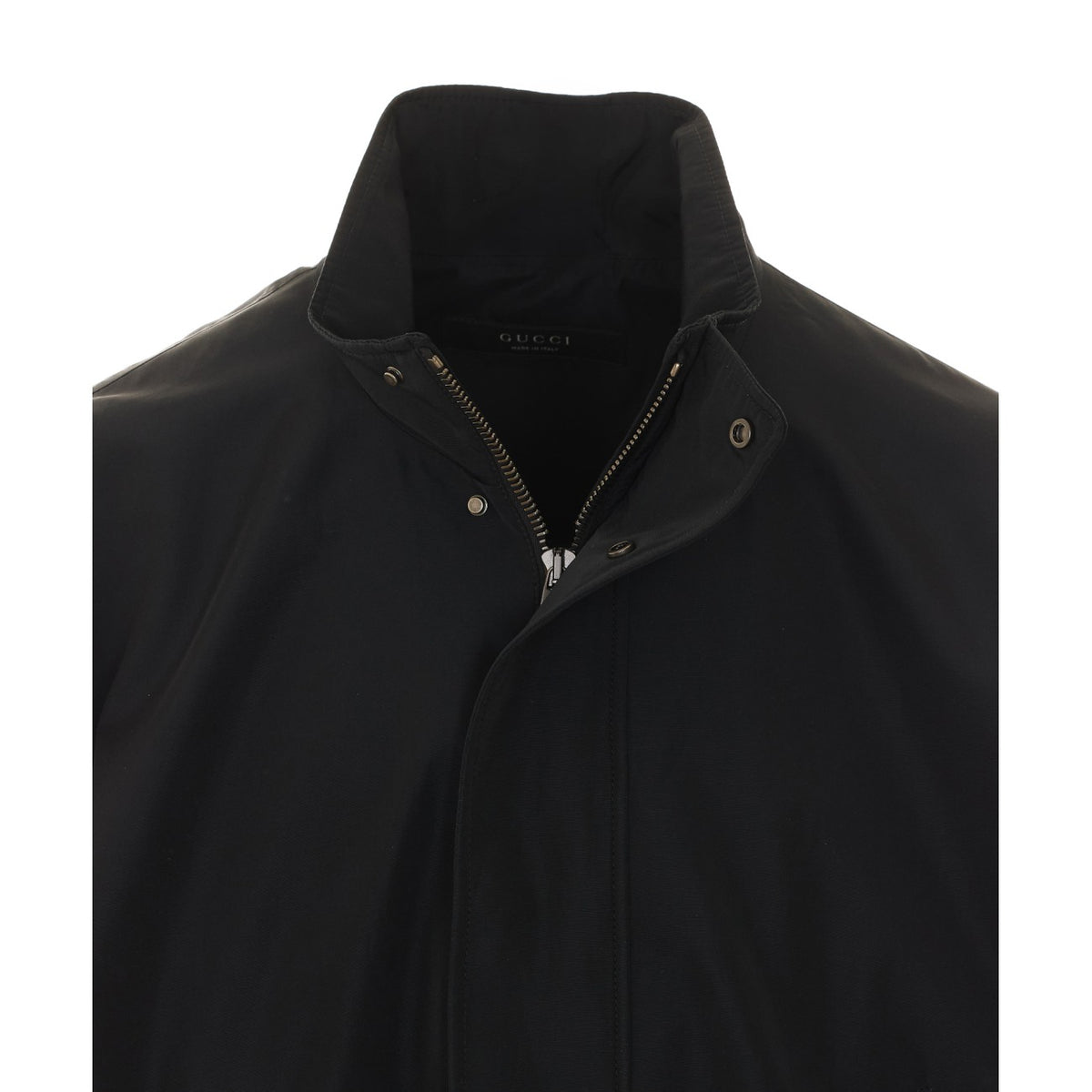 Gucci Men Lightweight Silk And Acetate Faille Zippered Jacket GUCCI