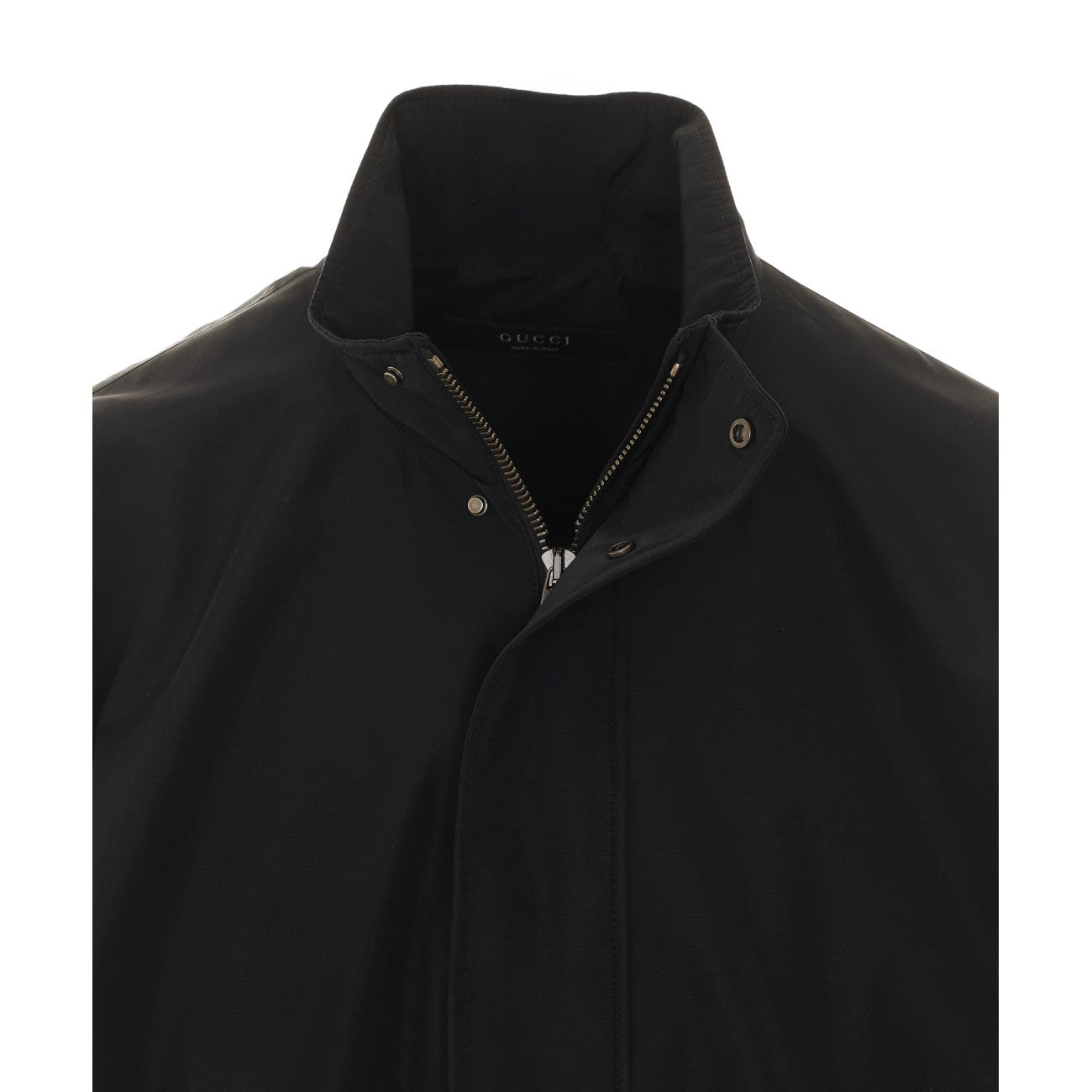 Gucci Men Lightweight Silk And Acetate Faille Zippered Jacket GUCCI