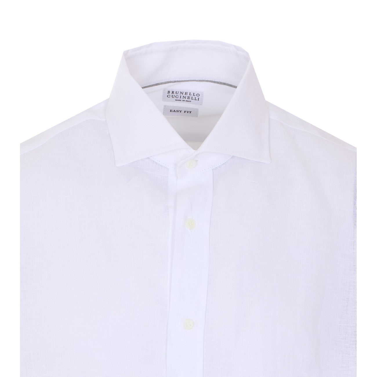 Brunello Cucinelli Men Linen Easy Fit Shirt BRUNELLO CUCINELLI