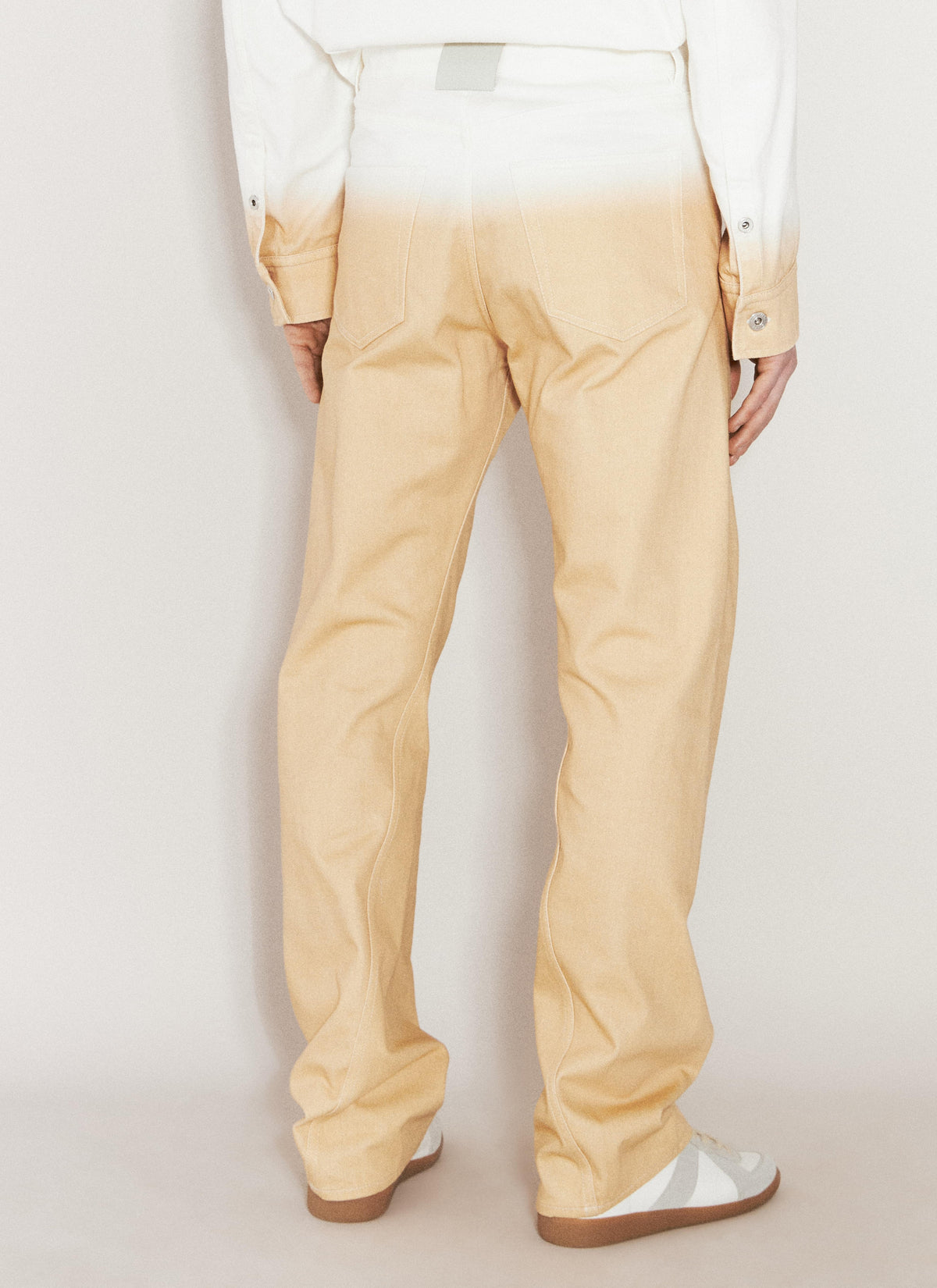 Lanvin Men Gradient-Effect Twisted Jeans LANVIN