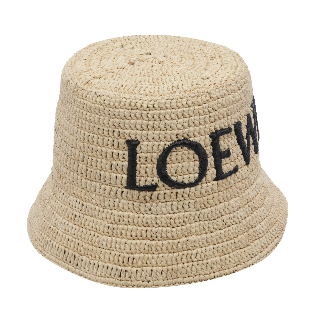 Loewe Women Loewe Logo Rafia Bob Hat LOEWE
