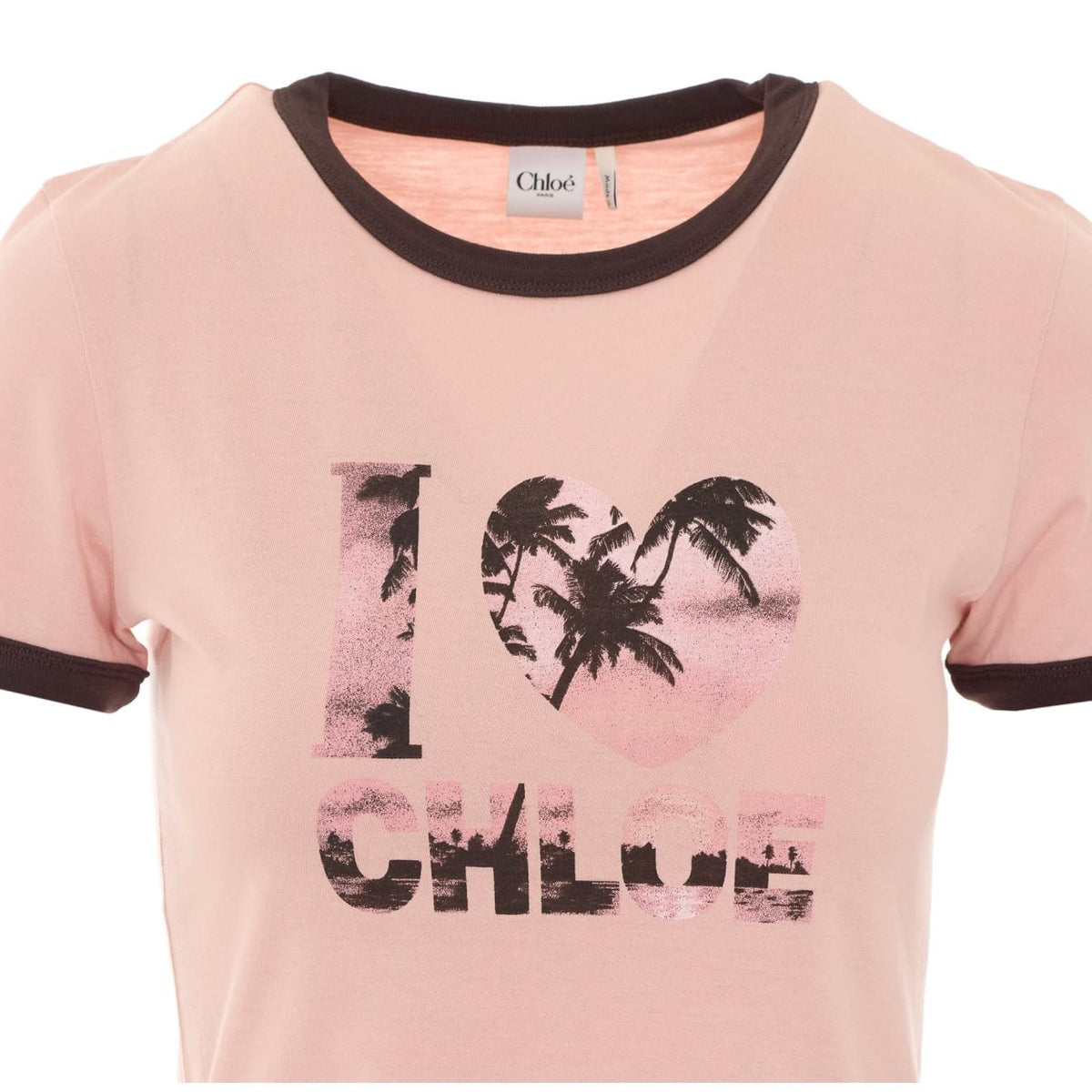 Chloe' Women Logo Baby Fit T-Shirt CHLOE