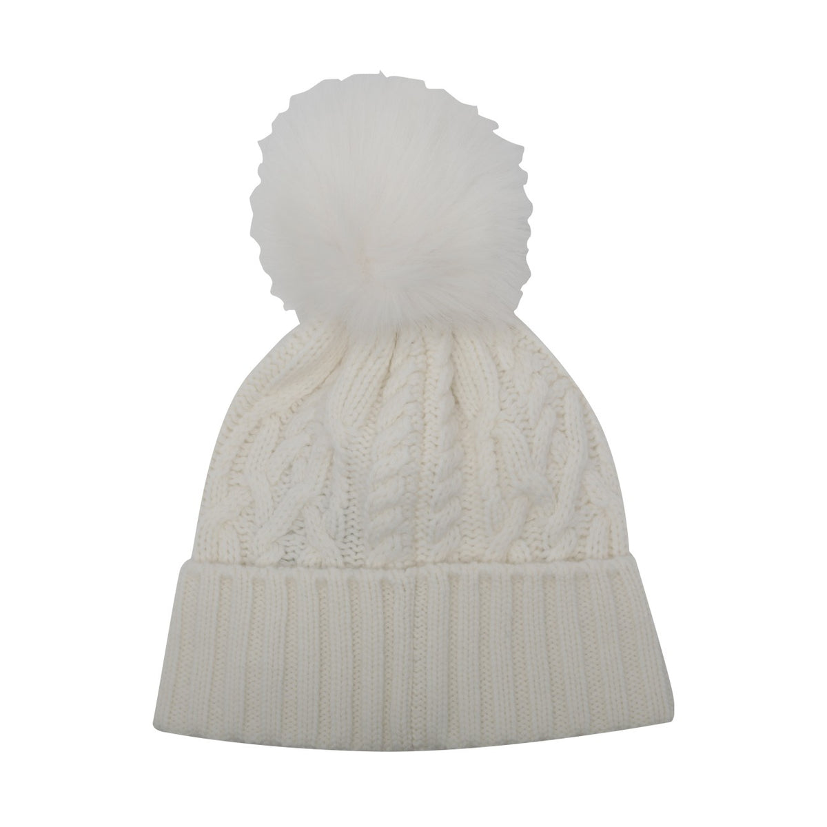 Moncler Women Logo Beanie With Pompon MONCLER