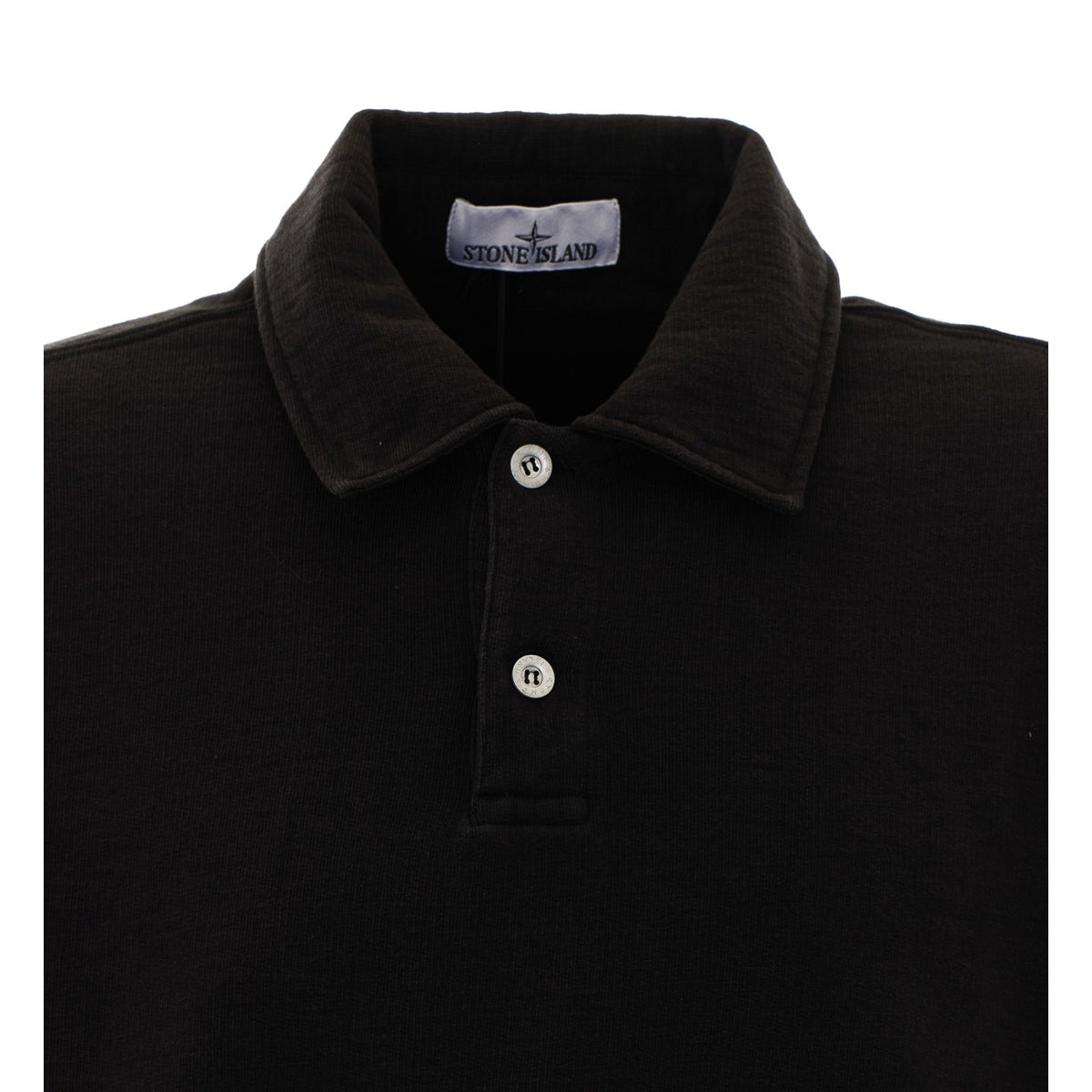 Stone Island Men Logo Long Sleeves Polo STONE ISLAND