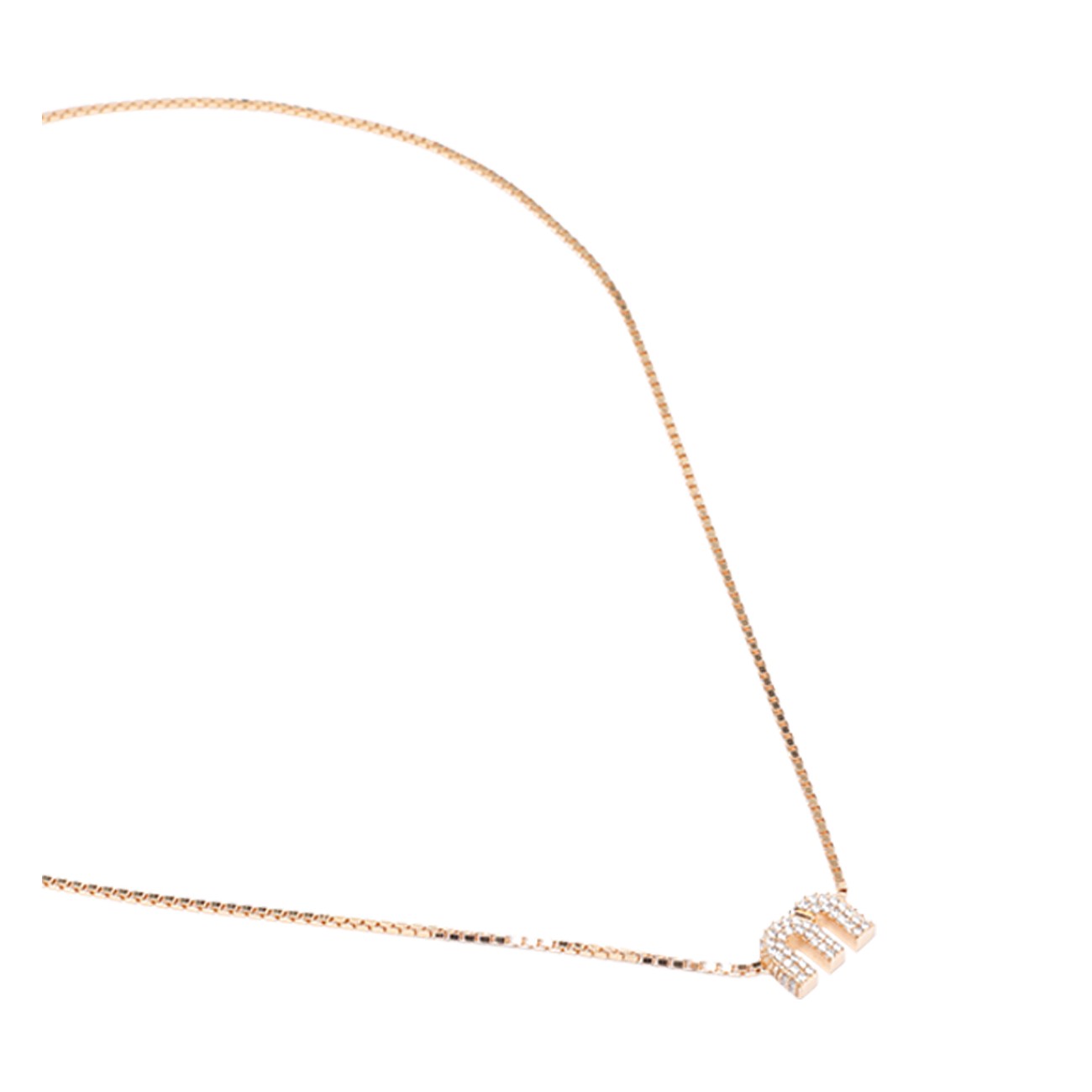 Miu Miu Women Logo Necklace MIU MIU