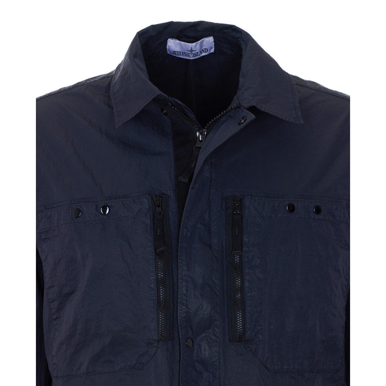 Stone Island Men Logo Overshirt STONE ISLAND
