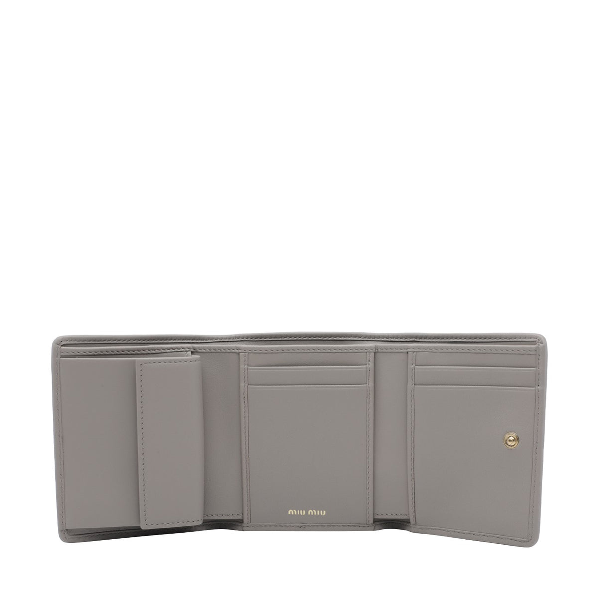 Miu Miu Women Logo Pleated Wallet MIU MIU