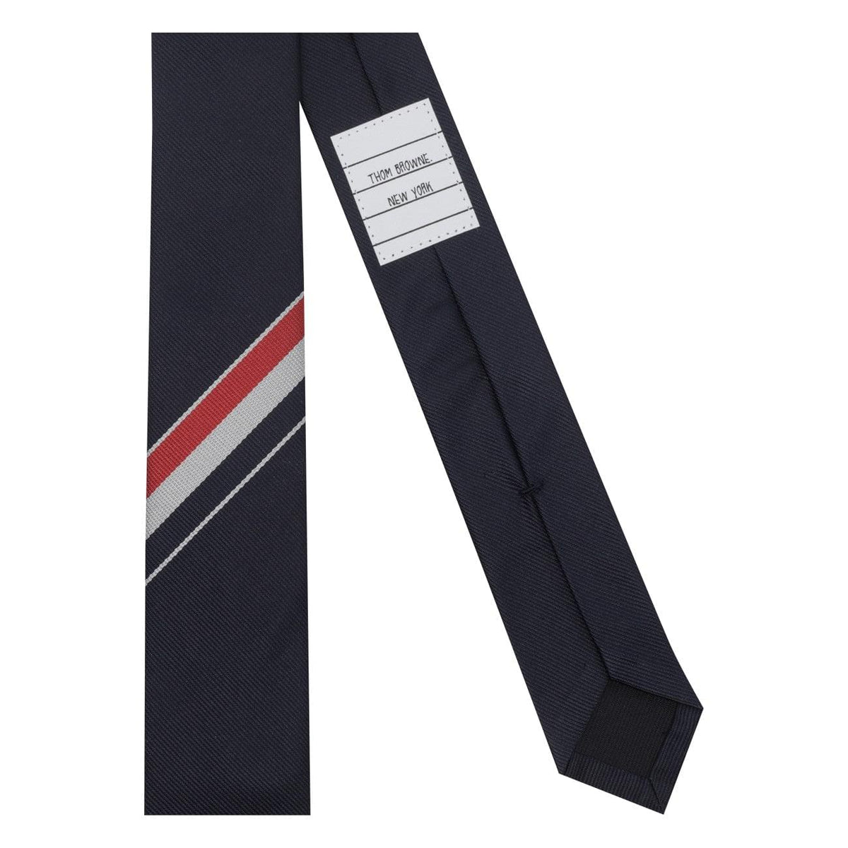 Thom Browne Men Logo Stripe Tie THOM BROWNE