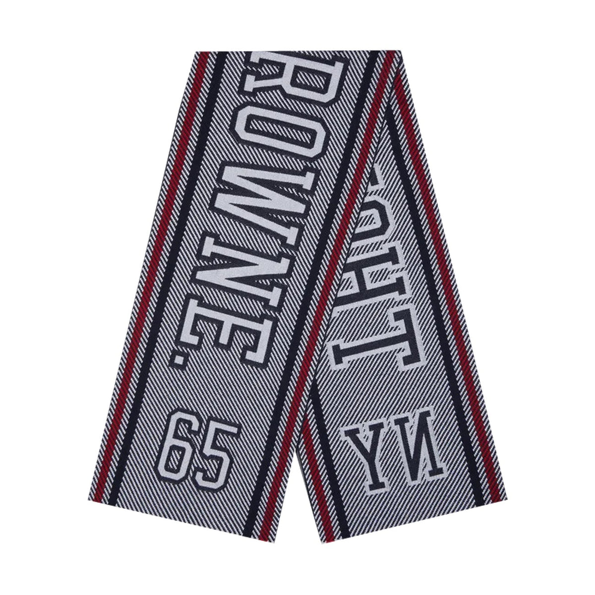 Thom Browne Men Logo Varsity Scarf THOM BROWNE