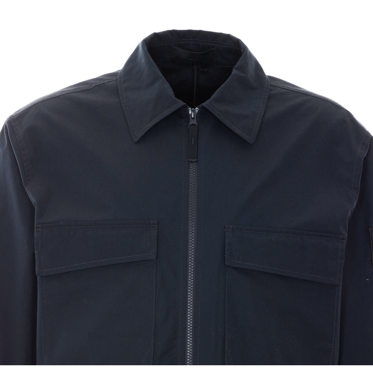 Stone Island Men Logo Zipped Overshirt STONE ISLAND
