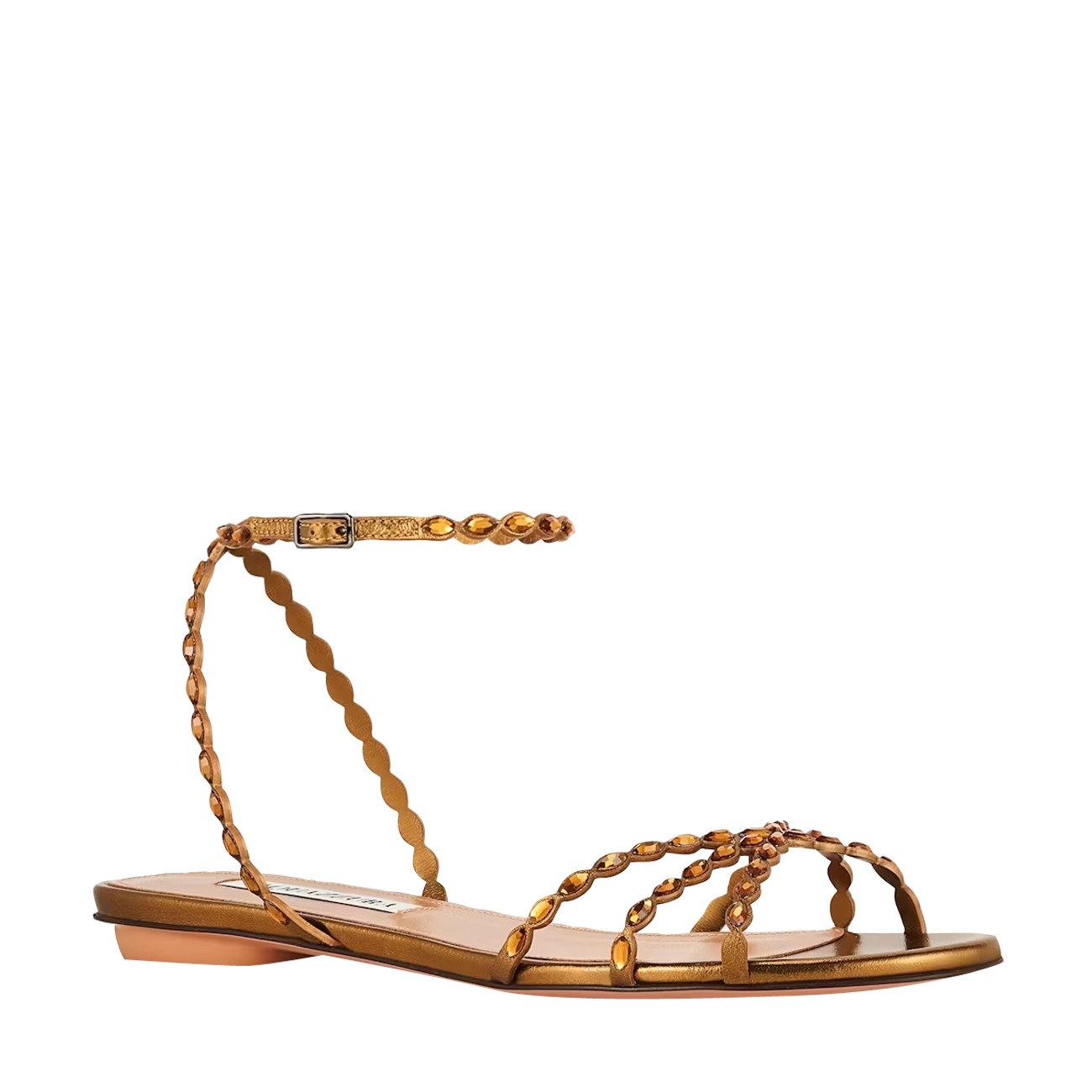 Aquazzura Women Love Struck Flat Sandals AQUAZZURA