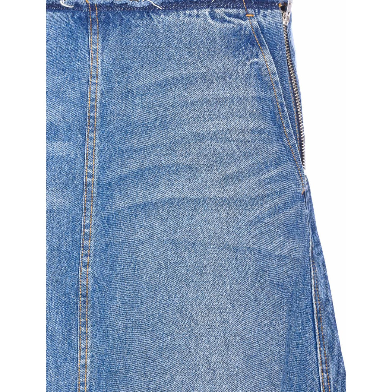 Alexander Wang Women Low Rise A Line Denim Skirt ALEXANDER WANG