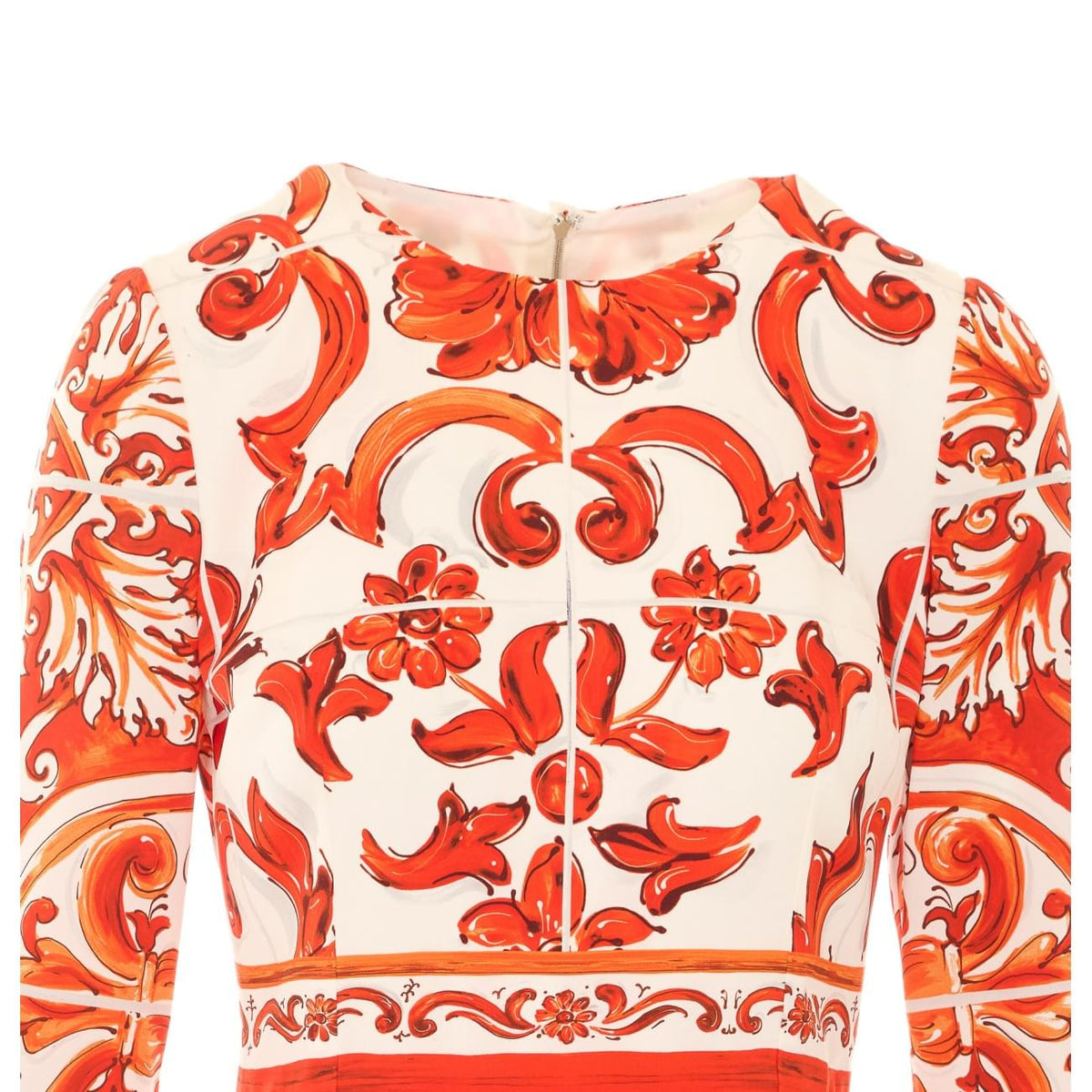 Dolce&Gabbana Women Maiolica Print Dress DOLCE & GABBANA