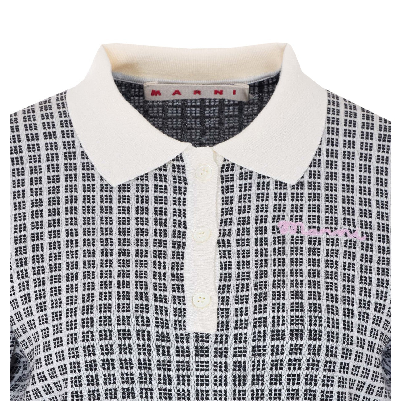 Marni Women Marni Logo Knitted Polo MARNI