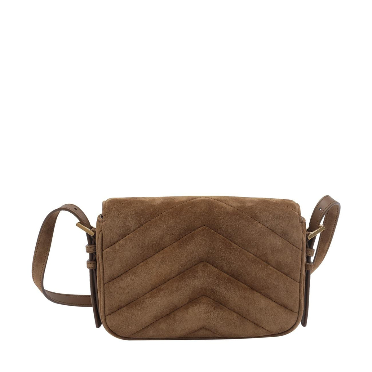 Saint Laurent Women Matelasse' Suede Loulou Toy Crossbody Bag SAINT LAURENT