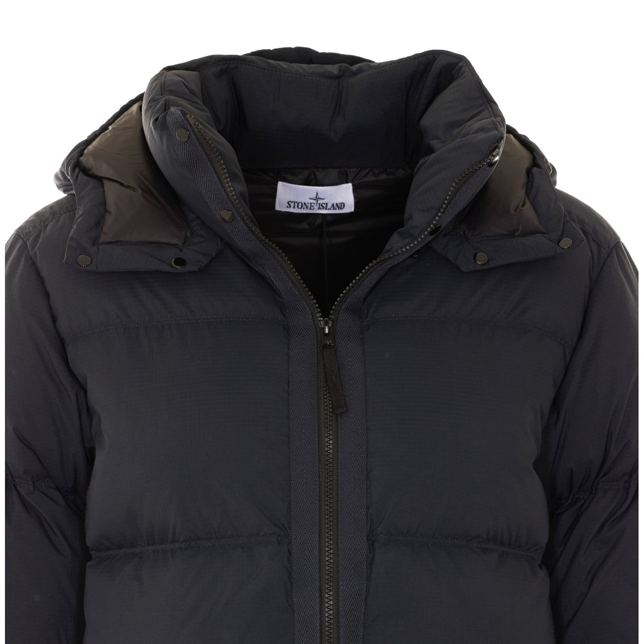 Stone Island Men Matt Ripstop Cordura Logo Down Jacket
