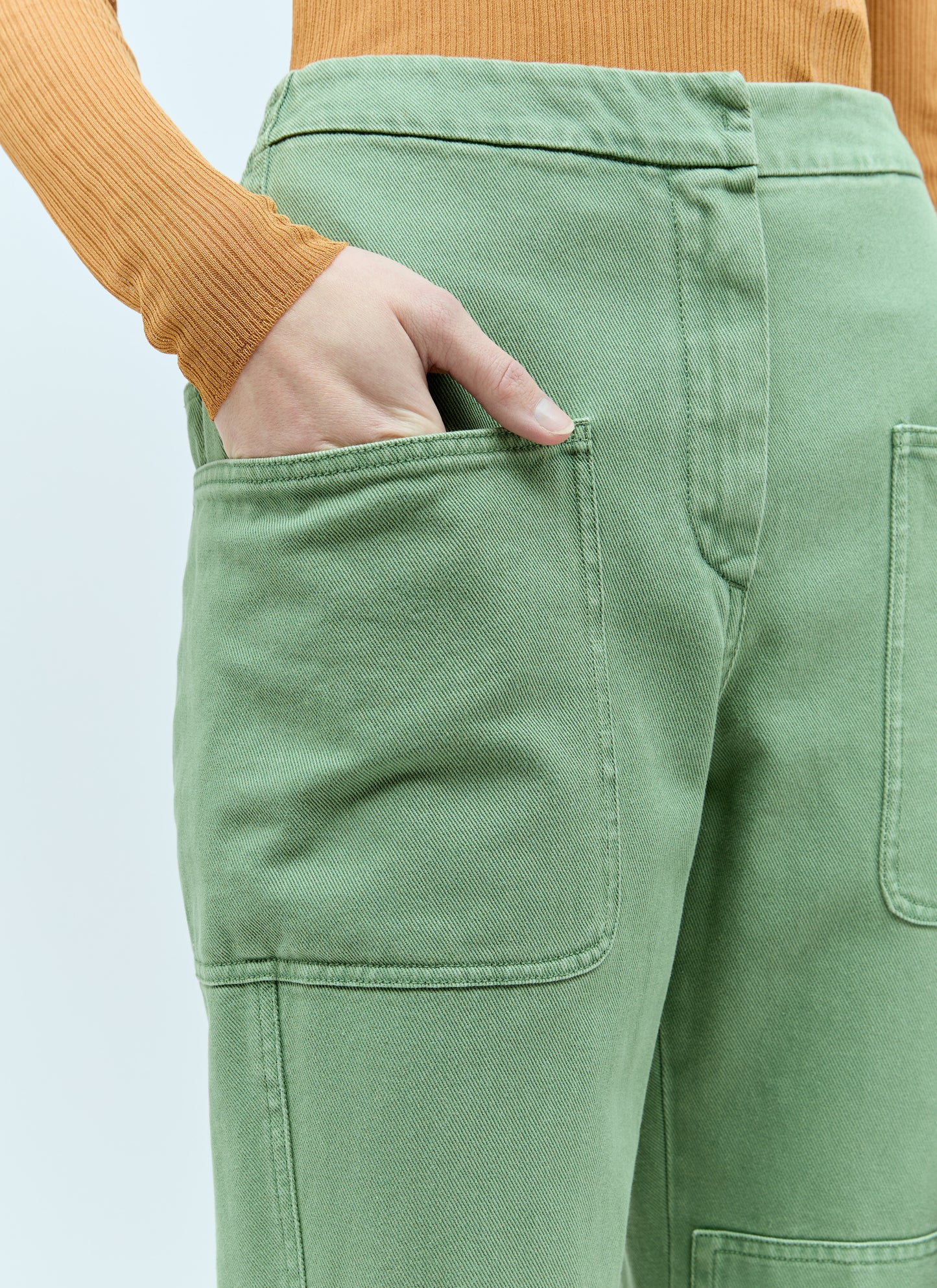 Max Mara Women Cotton Drill Pants MAX MARA
