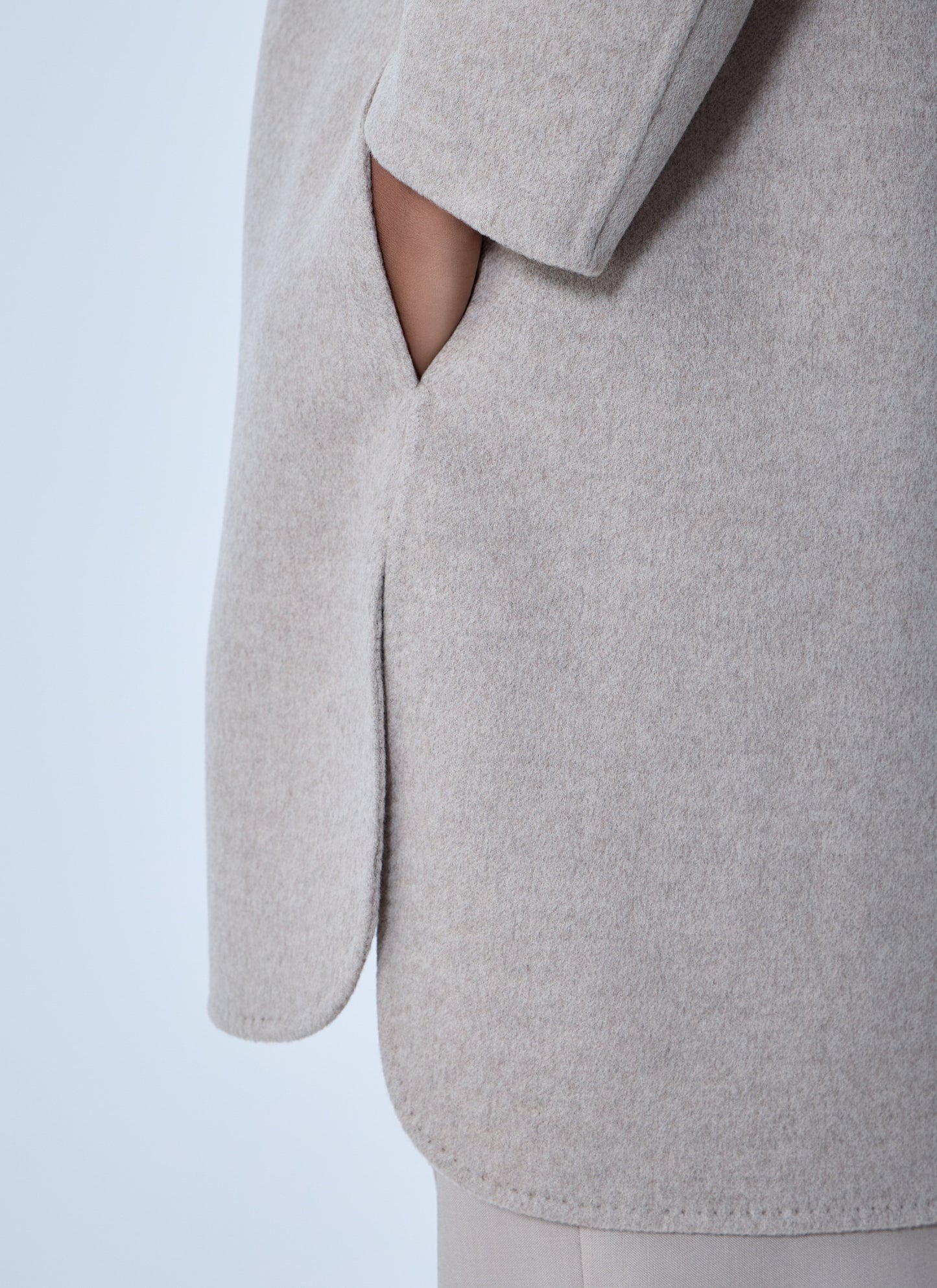 Max Mara Women Longline Cashmere Coat MAX MARA