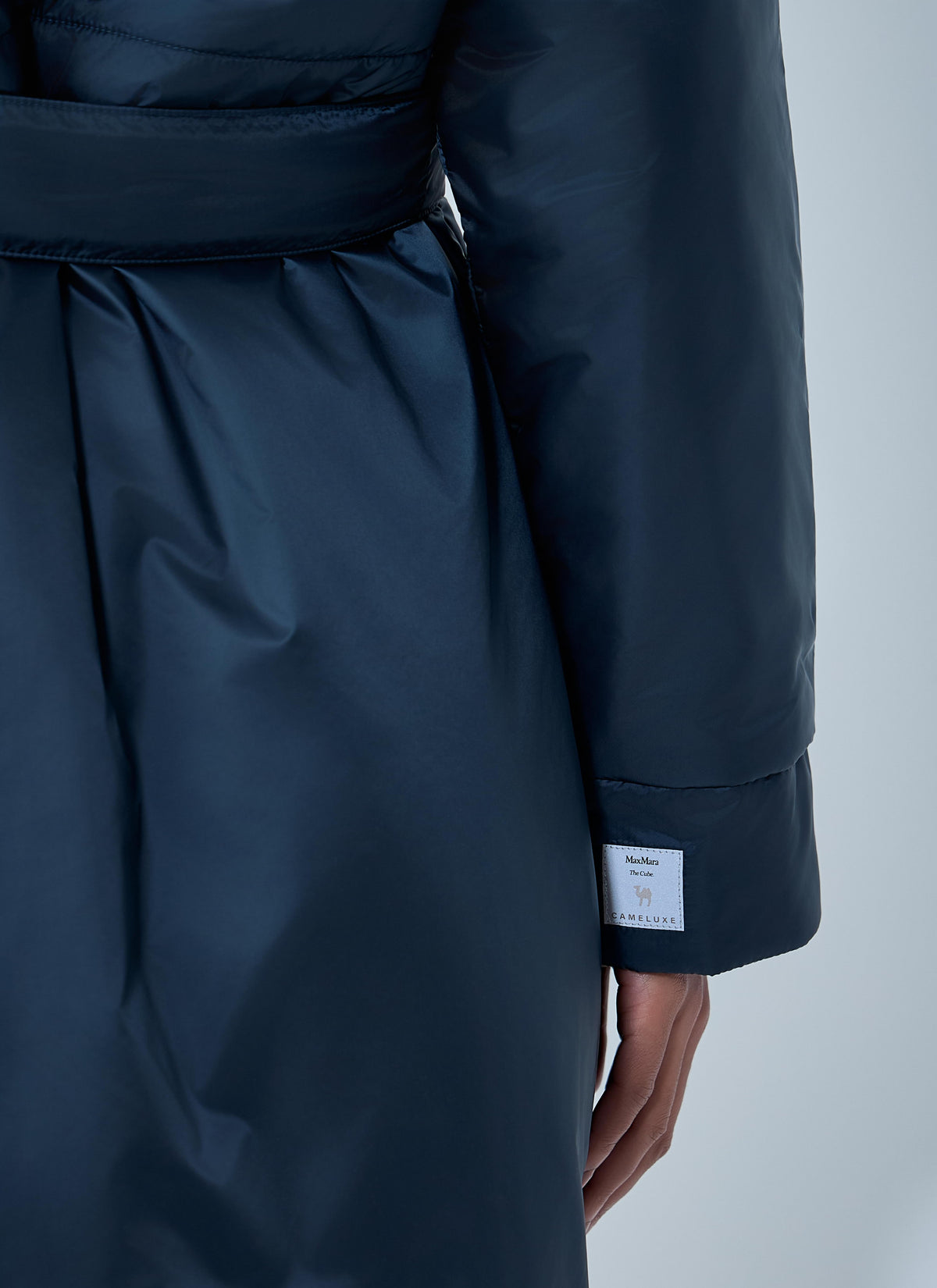 Max Mara Women Hooded Quilted Coat With Belt MAX MARA