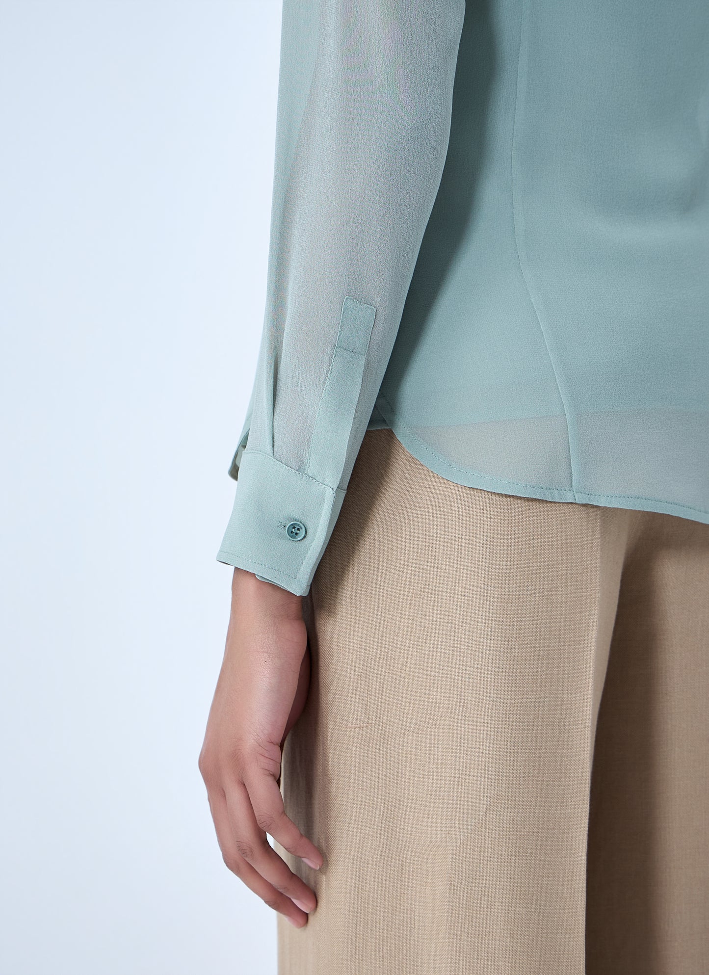 Max Mara Women Sheer Button-Down Blouse MAX MARA