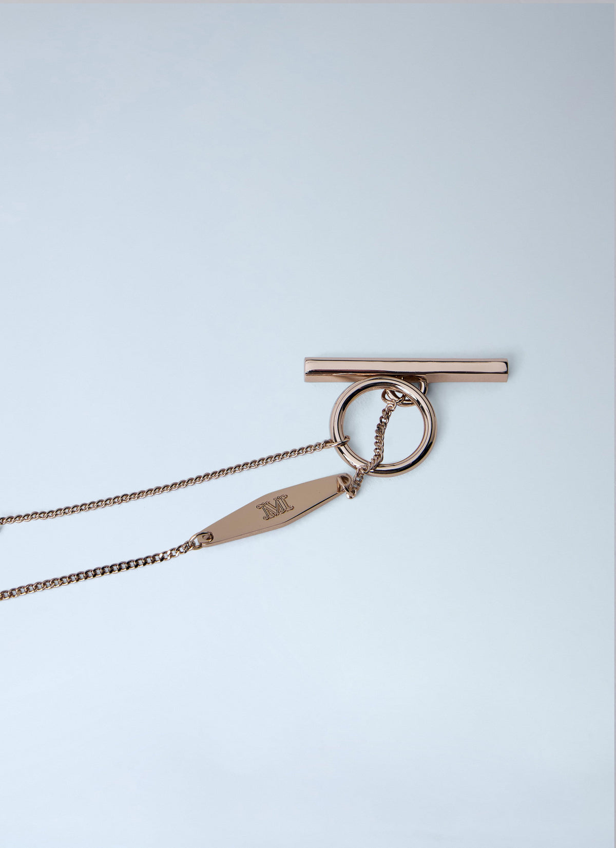 Max Mara Women Sculptural Wood Pendant Necklace MAX MARA
