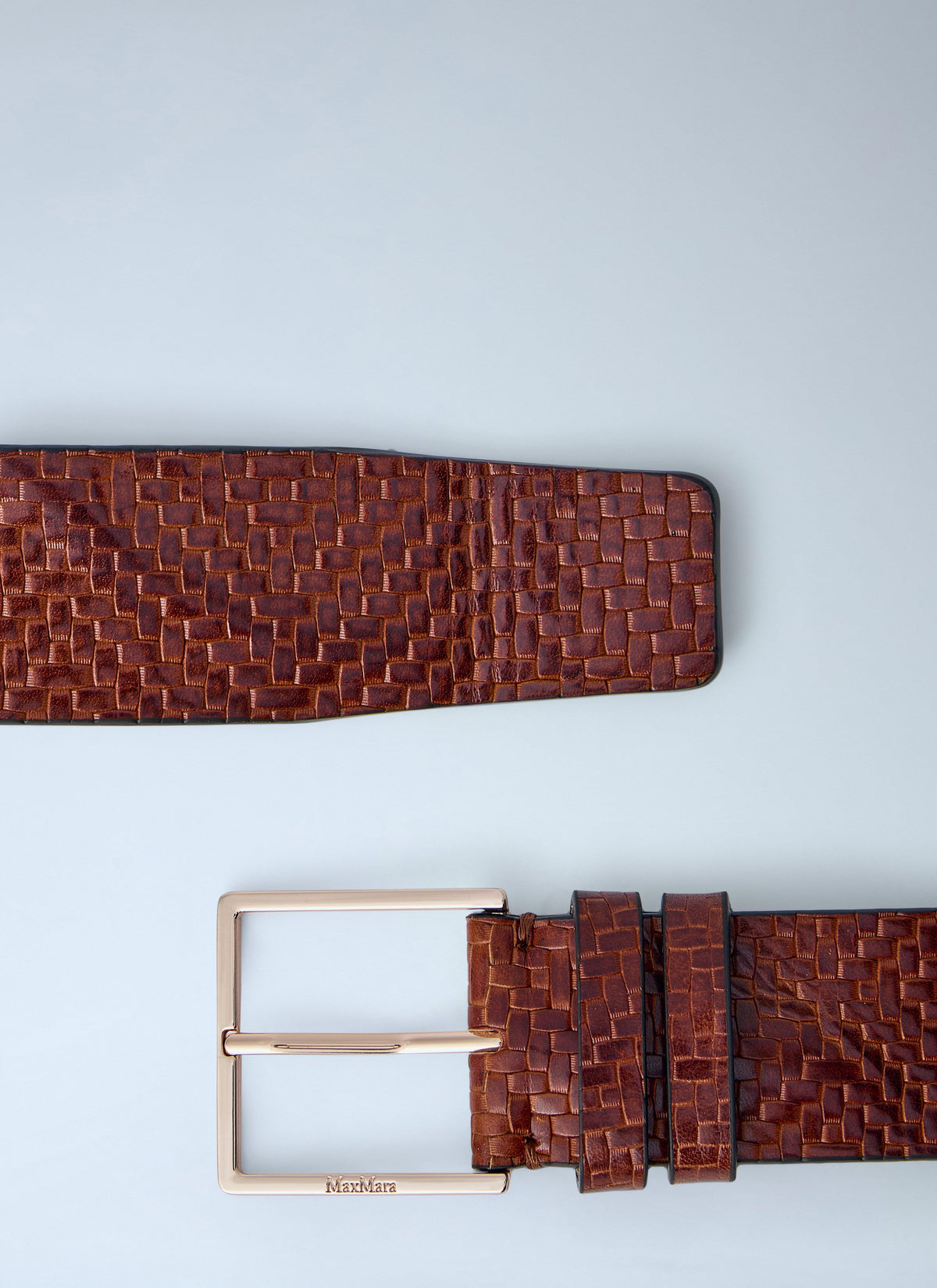 Max Mara Women Braided Leather Belt MAX MARA