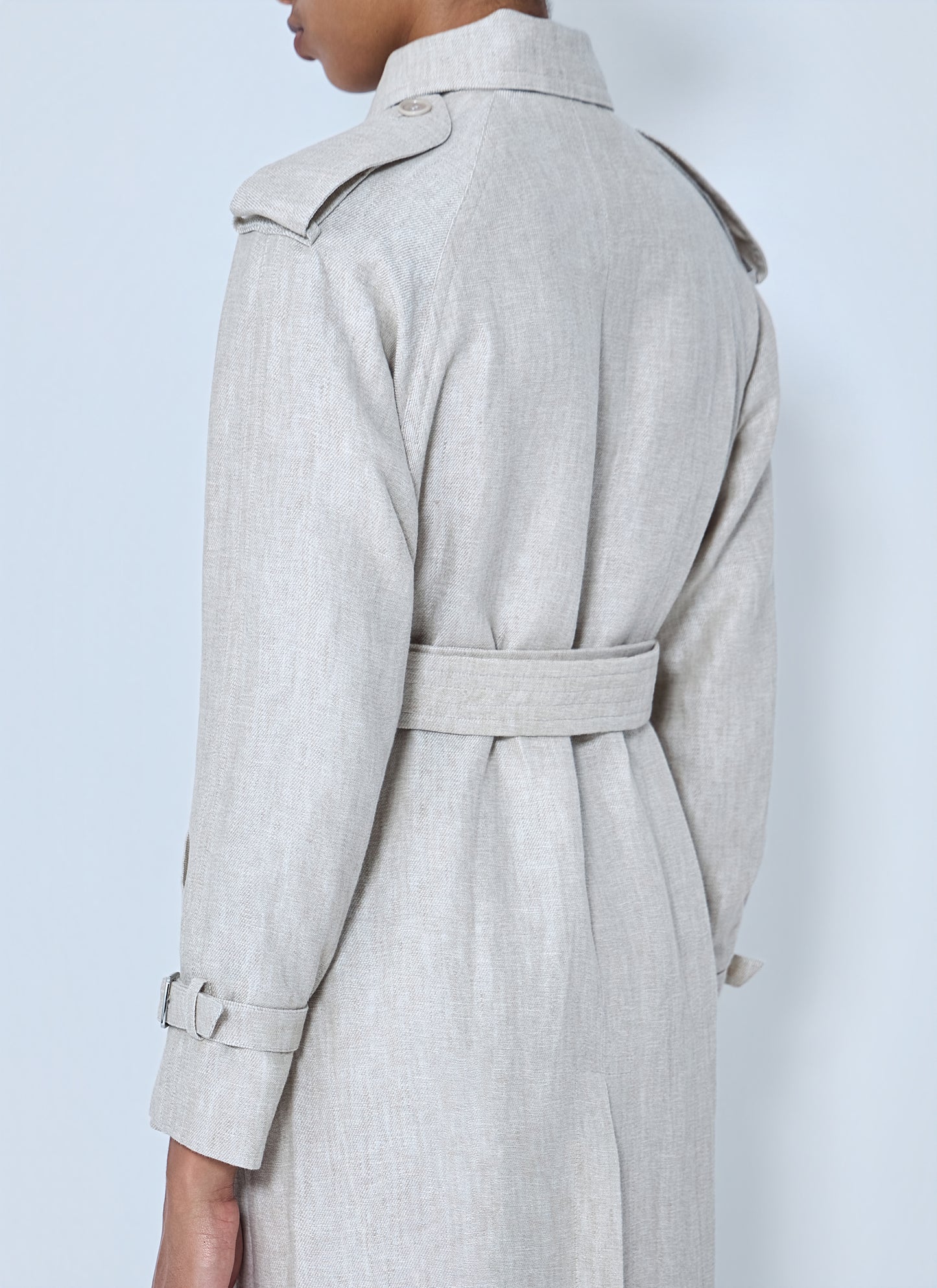 Max Mara Women Double-Breasted Trench Coat MAX MARA