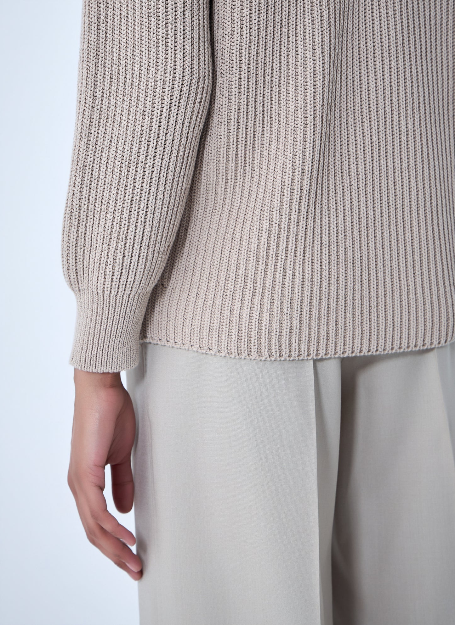 Max Mara Women Ribbed Knit High Neck Sweater MAX MARA