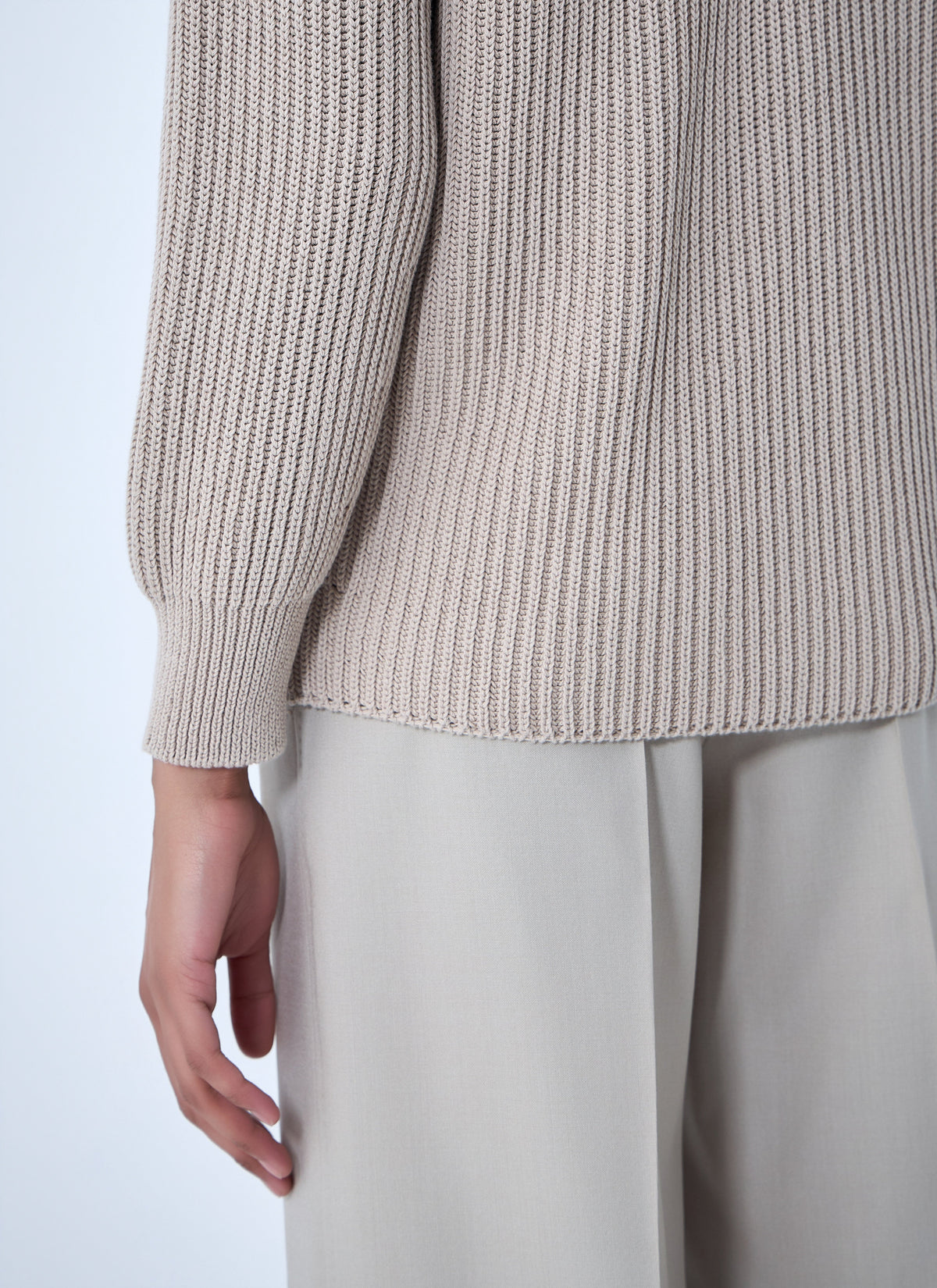 Max Mara Women Ribbed Knit High Neck Sweater MAX MARA