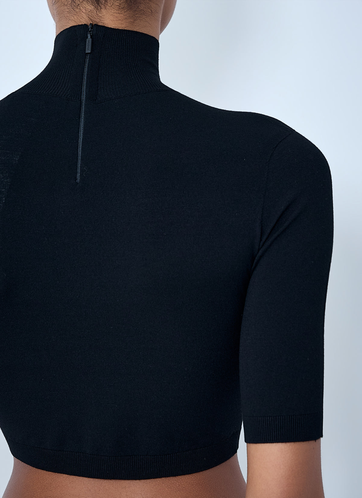 Max Mara Women High-Neck Cropped Knit Top MAX MARA