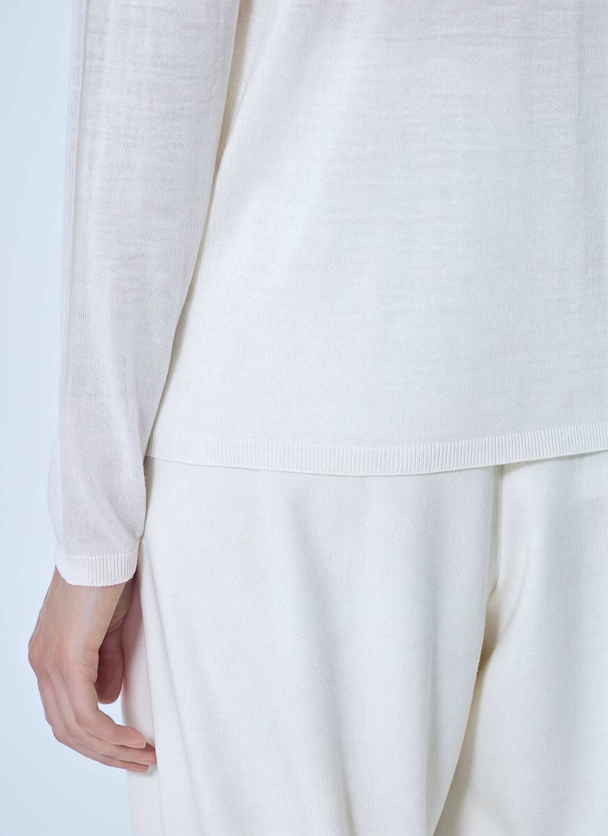 Max Mara Women Sheer Turtleneck Top