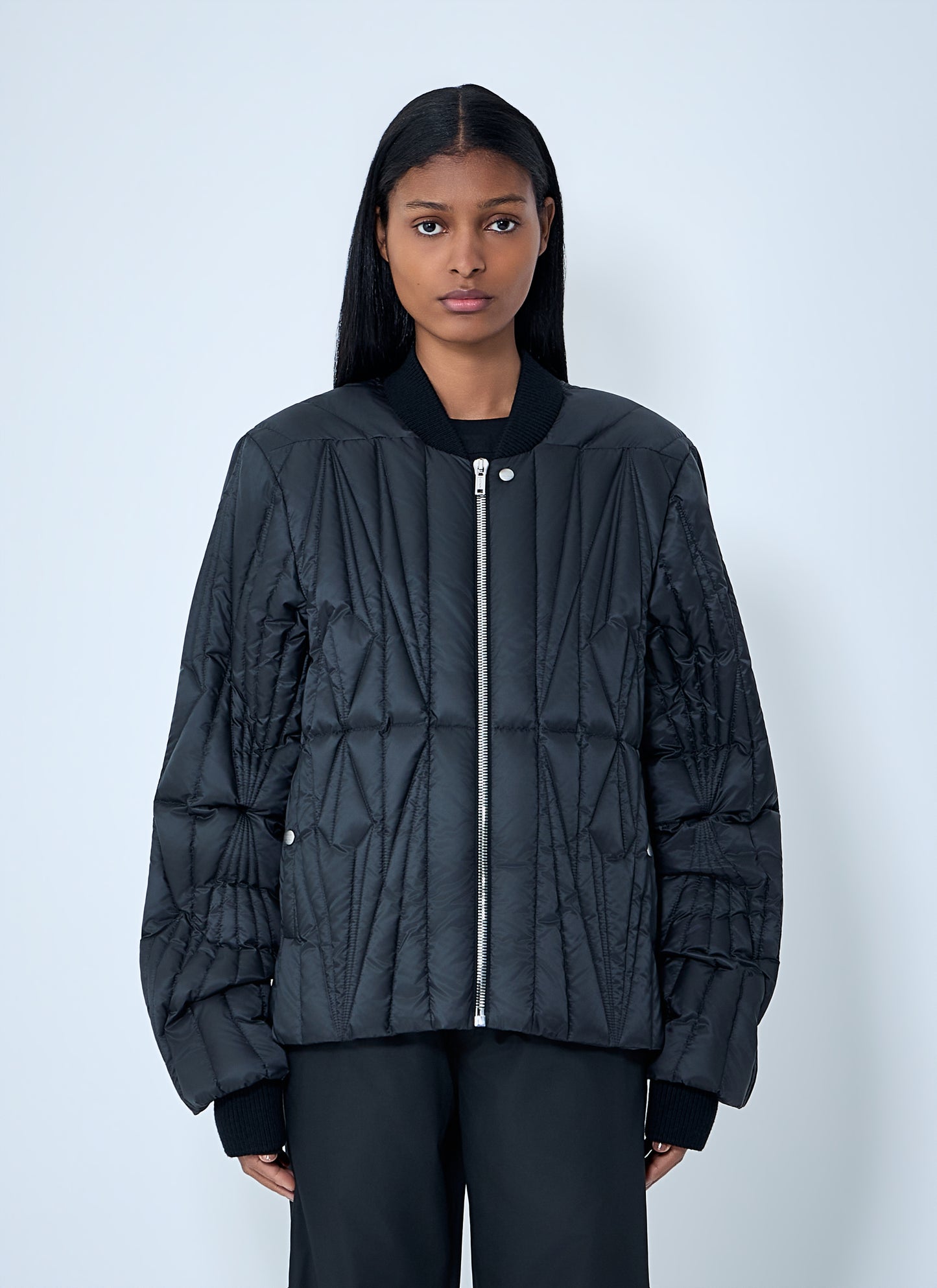 Moncler + Rick Owens Women Geocamo Flight Bomber Jacket MONCLER