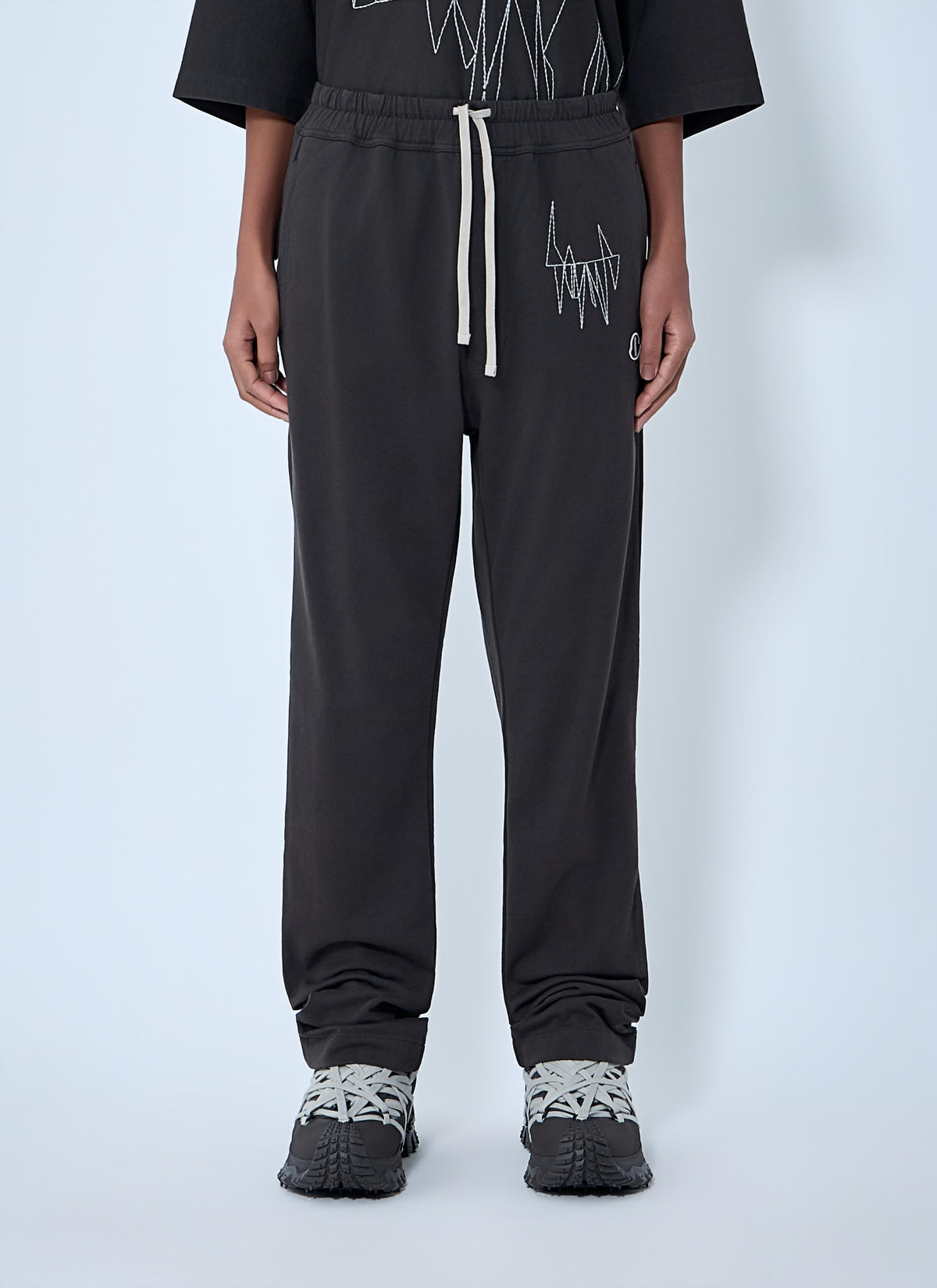 Moncler + Rick Owens Men Elasticated Waist Drawstring Pants MONCLER