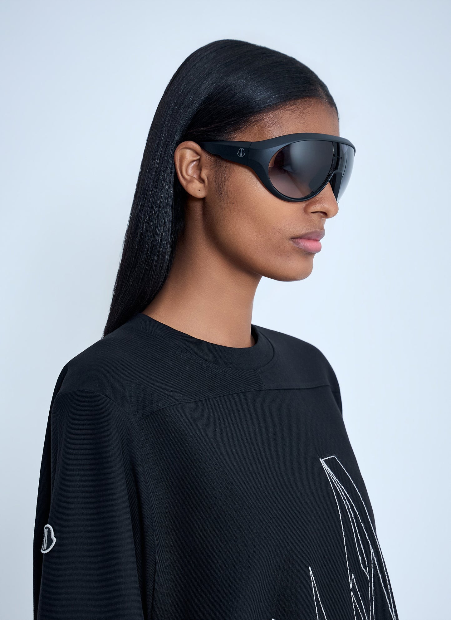 Moncler X Rick Owens Men Visor Shield Sunglasses MONCLER X RICK OWENS