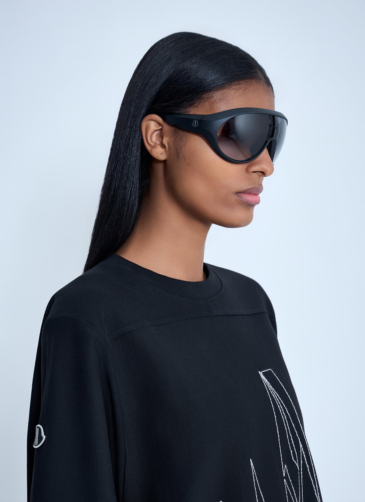 Moncler X Rick Owens Men Visor Shield Sunglasses MONCLER X RICK OWENS