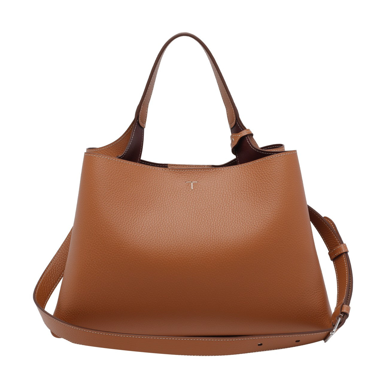 Tod's Women Medium Leather Handbag With T Timeless Charm TOD'S