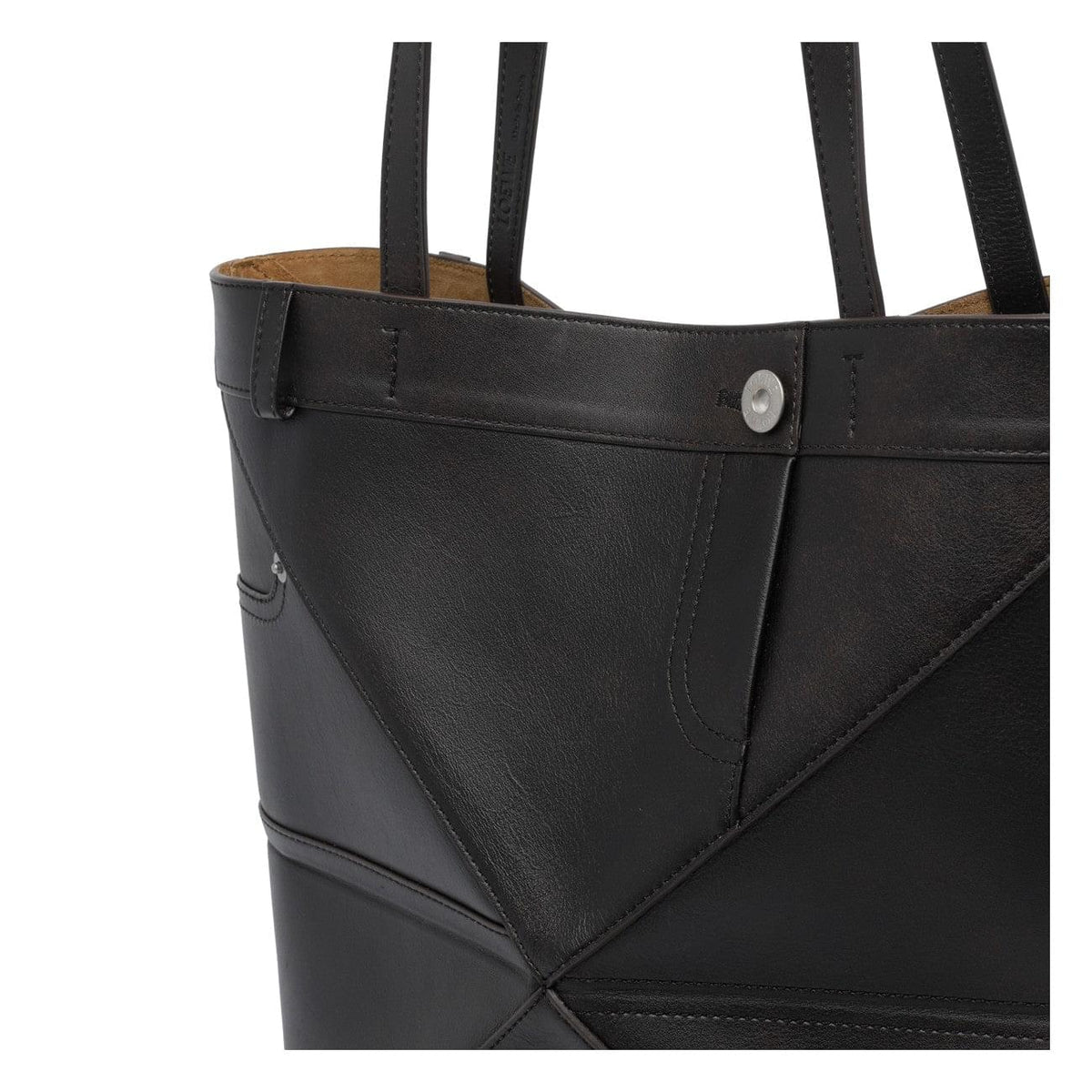 Loewe Women Medium Puzzle Fold Trousers Effect Tote Bag LOEWE
