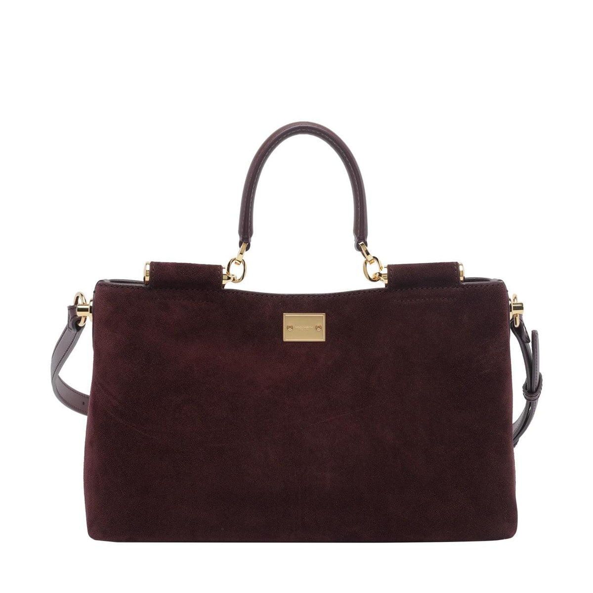 Dolce&Gabbana Women Medium Suede Vittoria Handbag DOLCE & GABBANA