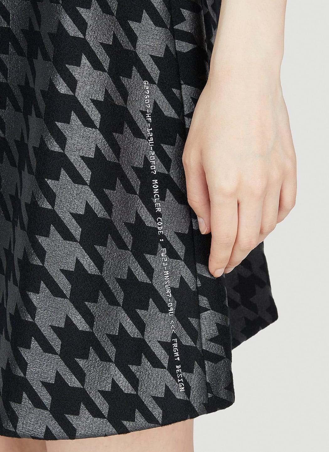 7 Moncler Fragment Women Houndstooth Mini Skirt MONCLER