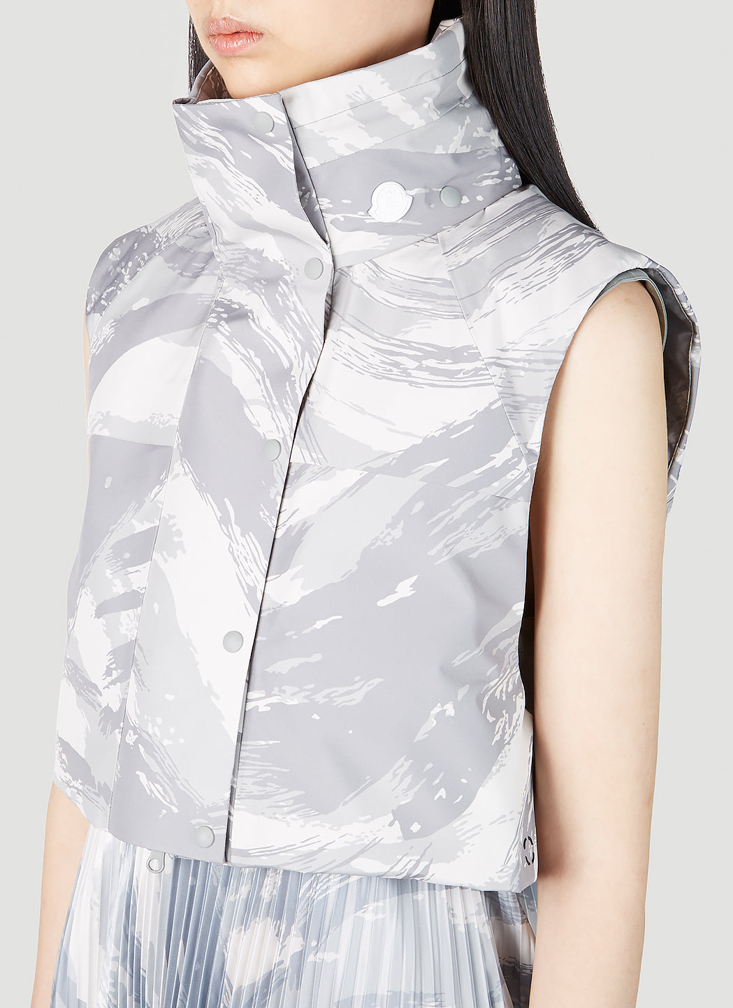 4 Moncler Hyke Women Vanilis Gilet Jacket MONCLER