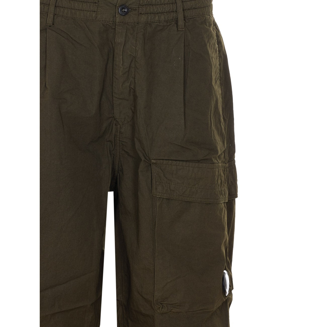 C.P. Company Men Micro-Reps Pants With Lens Logo C.P. COMPANY