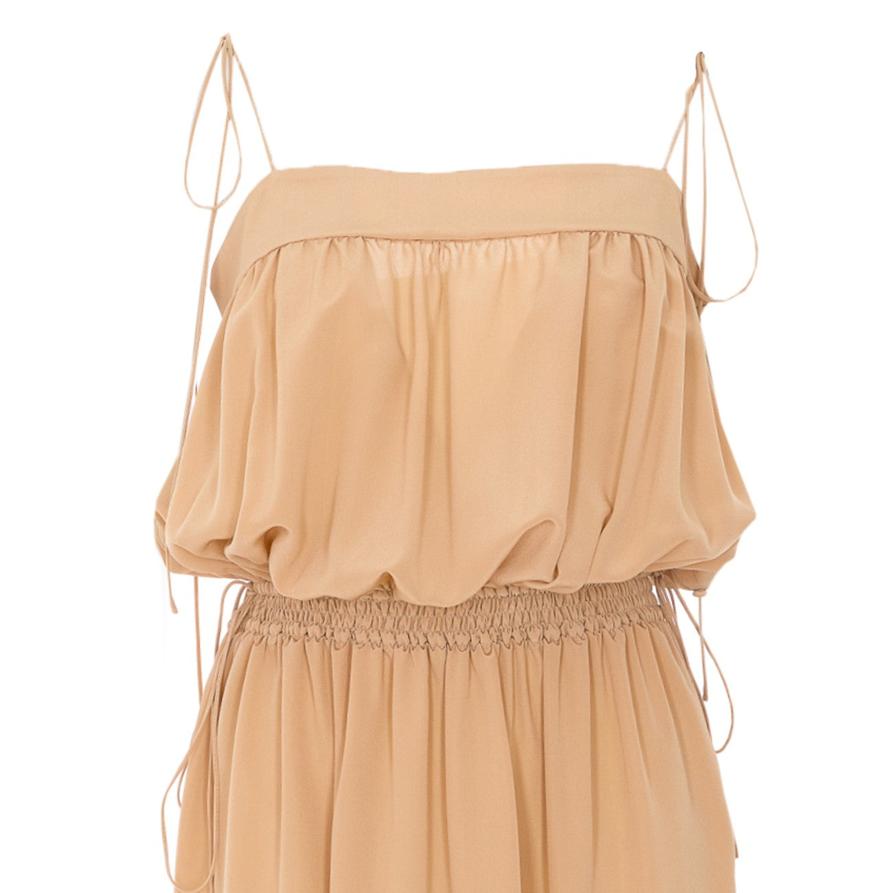 Saint Laurent Women Midi Balloon Dress SAINT LAURENT