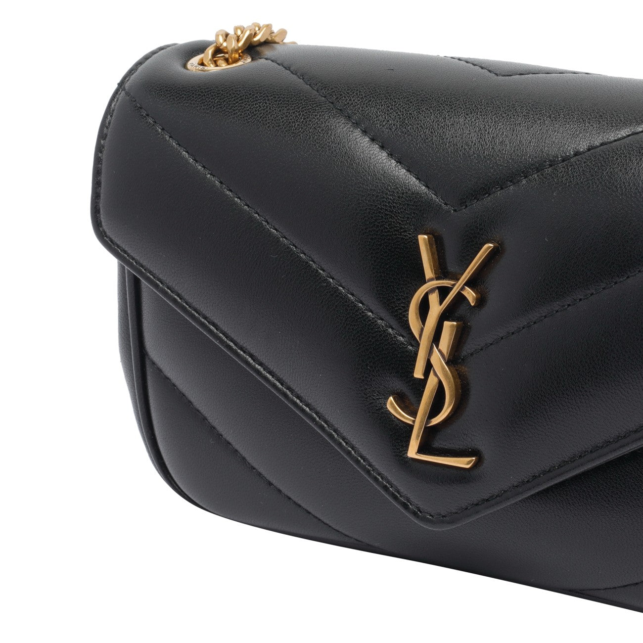 Saint Laurent Women Mini Loulou Crossbody Bag