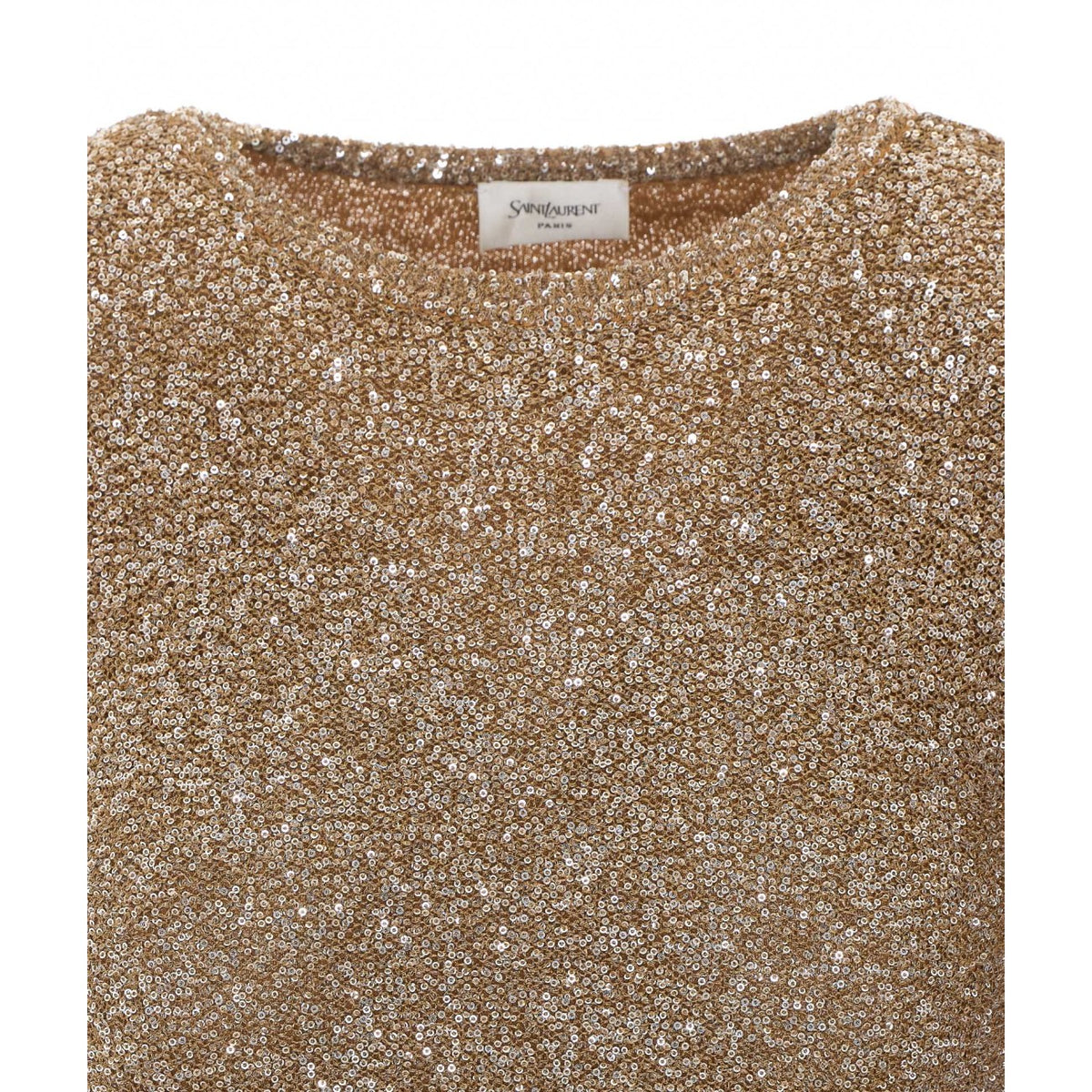 Saint Laurent Women Mini Sequin Knitted Dress SAINT LAURENT